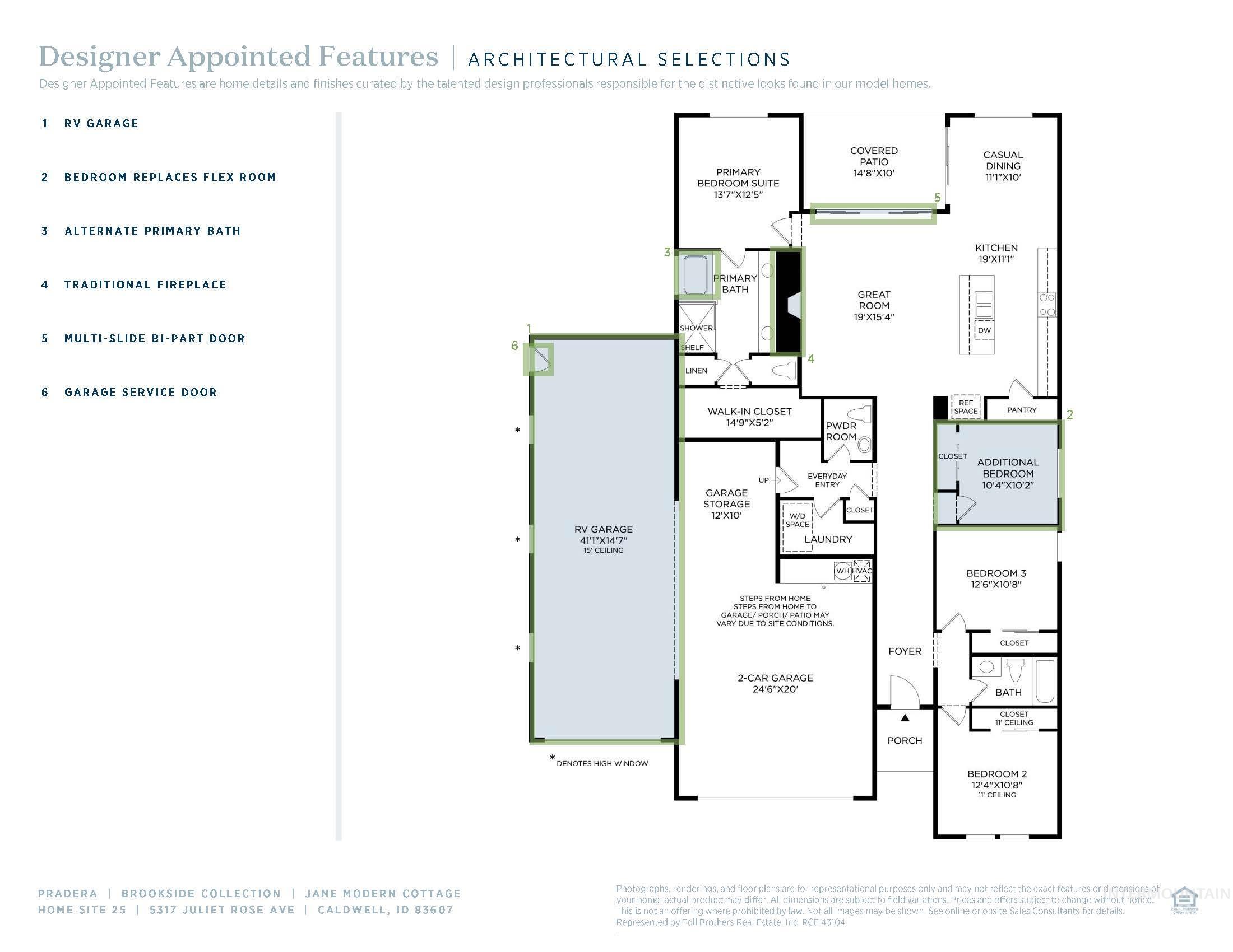 5317 Juliet Rose Ave, Caldwell, Idaho 83607, 4 Bedrooms, 2.5 Bathrooms, Residential For Sale, Price $564,000,MLS 98974652