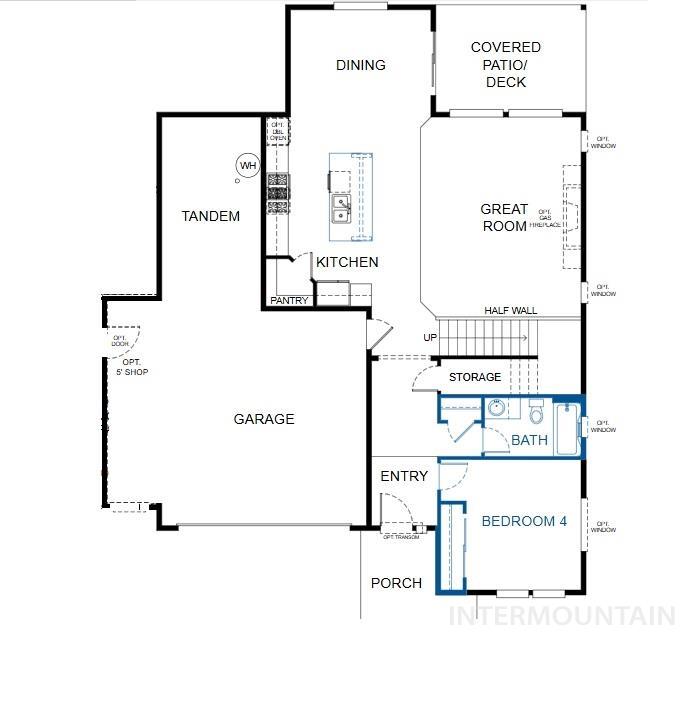 6668 N Wonder Ave, Meridian, Idaho 83646, 5 Bedrooms, 2.5 Bathrooms, Residential For Sale, Price $769,800,MLS 98974661