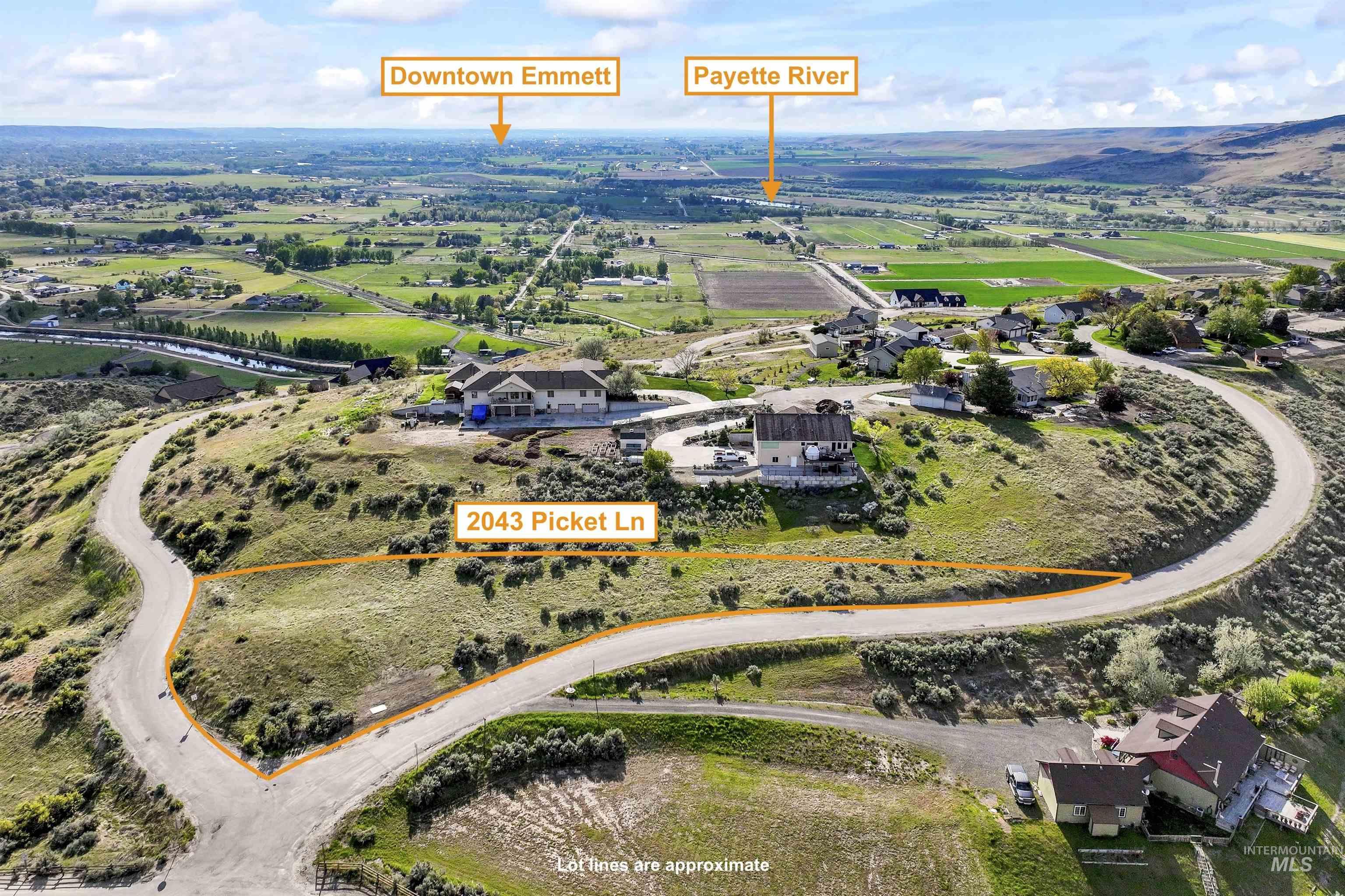 2043 Picket Ln., Emmett, Idaho 83617, Land For Sale, Price $169,900,MLS 98974903