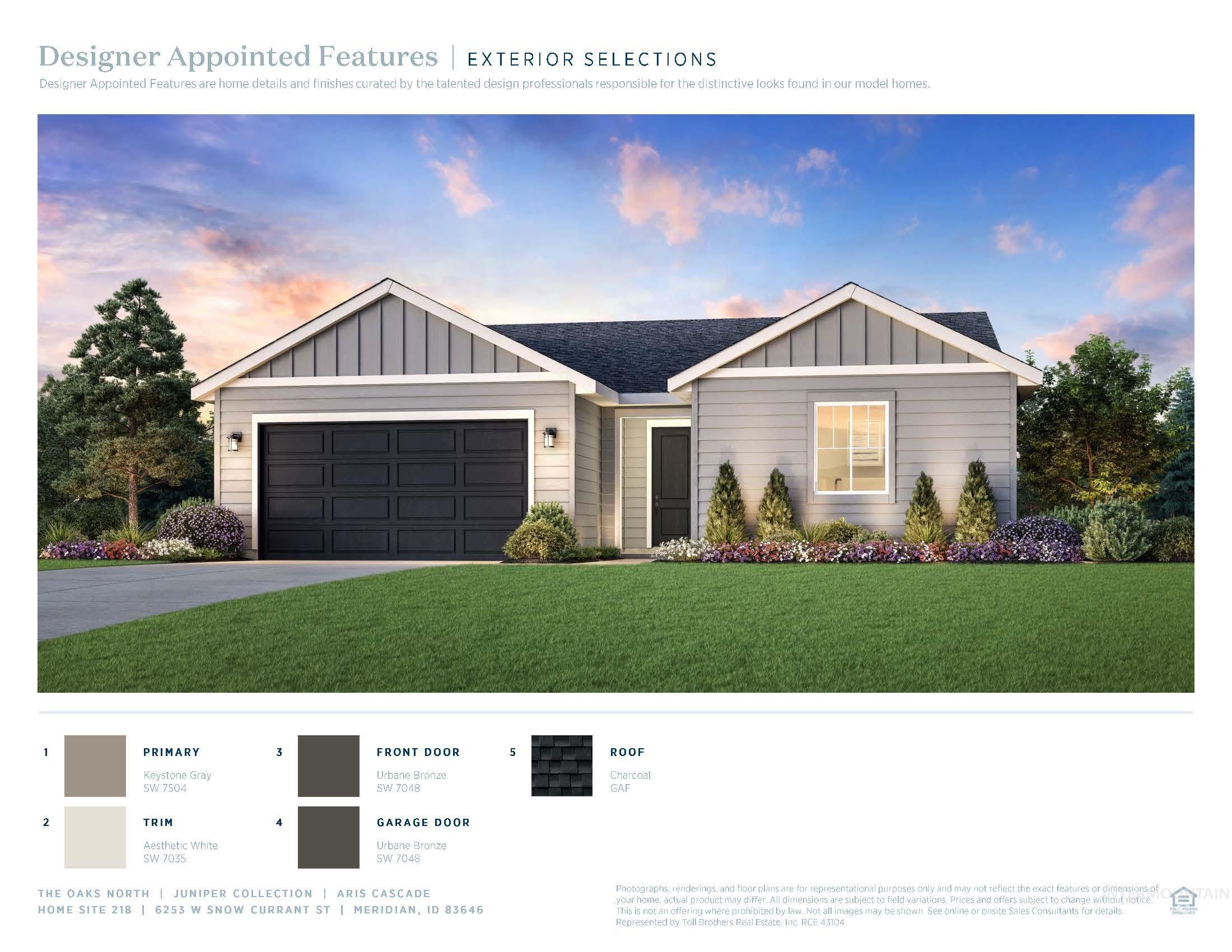 6253 W Snow Currant St, Meridian, Idaho 83646, 3 Bedrooms, 2 Bathrooms, Residential For Sale, Price $489,000,MLS 98975022