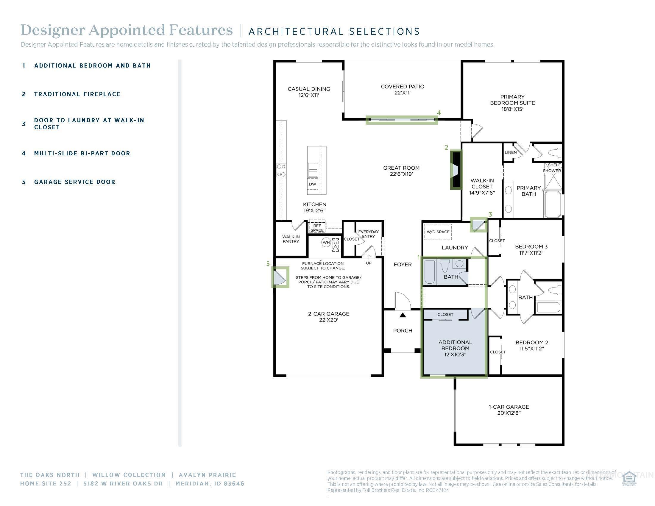 5182 W River Oaks Dr, Meridian, Idaho 83646, 4 Bedrooms, 3 Bathrooms, Residential For Sale, Price $699,000,MLS 98975024