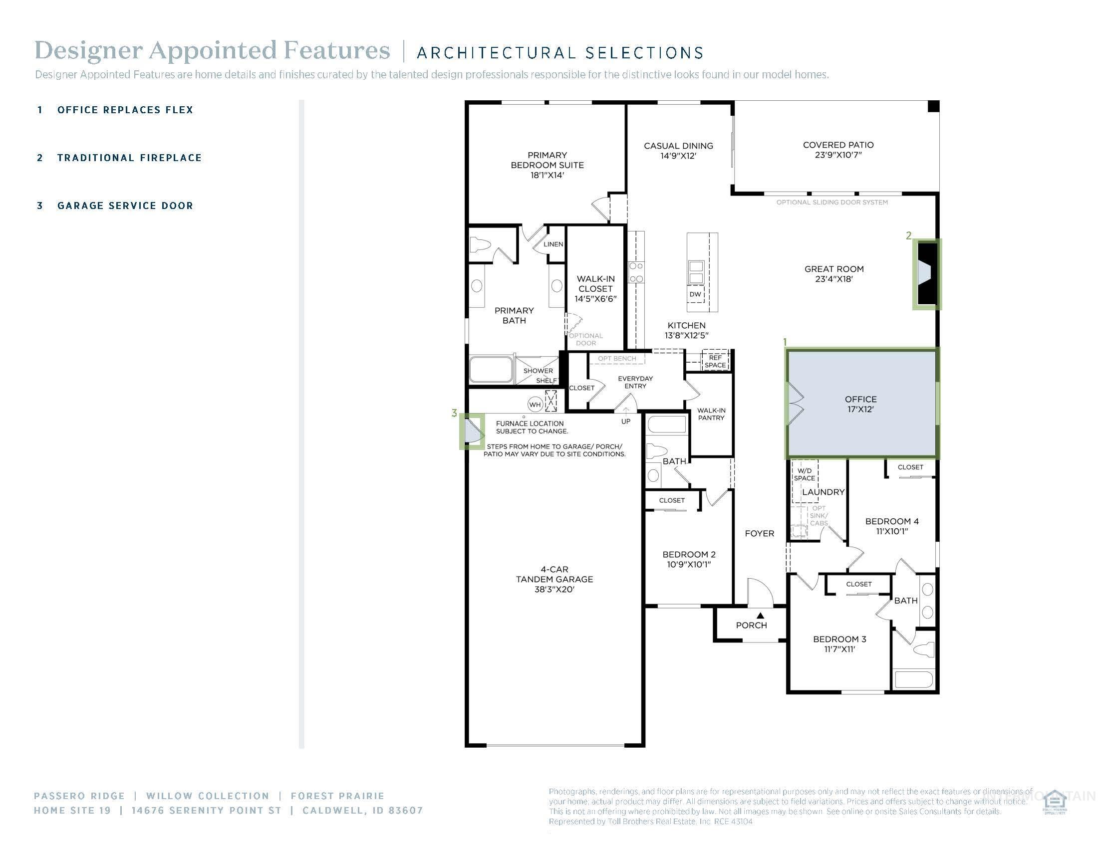 14676 Serenity Point St, Caldwell, Idaho 83607, 4 Bedrooms, 3 Bathrooms, Residential For Sale, Price $624,000,MLS 98975058