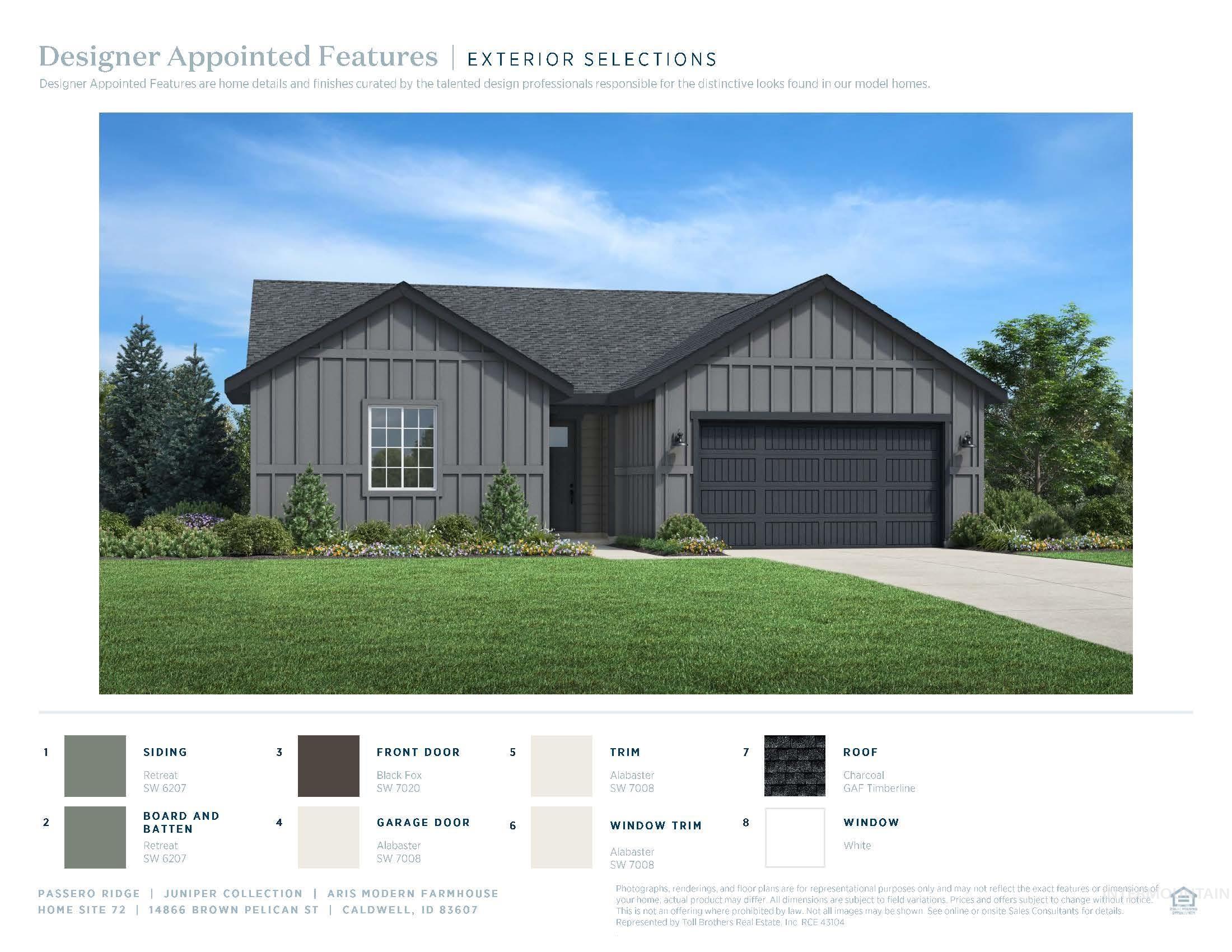 14866 Brown Pelican St, Caldwell, Idaho 83607, 3 Bedrooms, 2 Bathrooms, Residential For Sale, Price $424,000,MLS 98975060