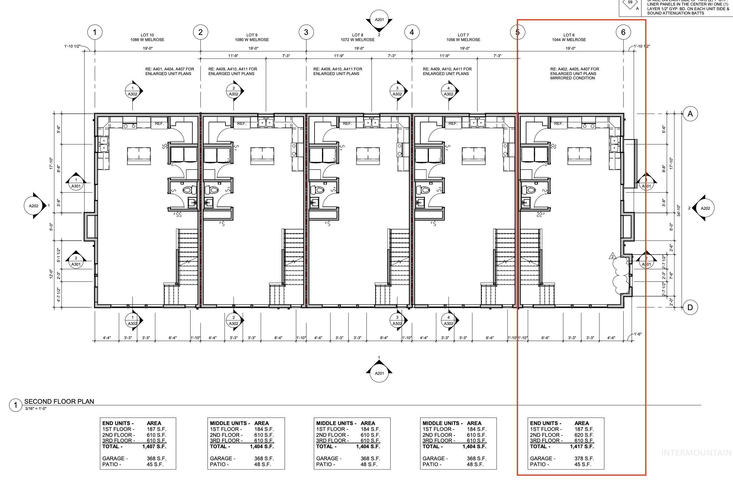 1044 W Melrose St, Boise, Idaho 83706, 2 Bedrooms, 2.5 Bathrooms, Residential For Sale, Price $539,900,MLS 98975102
