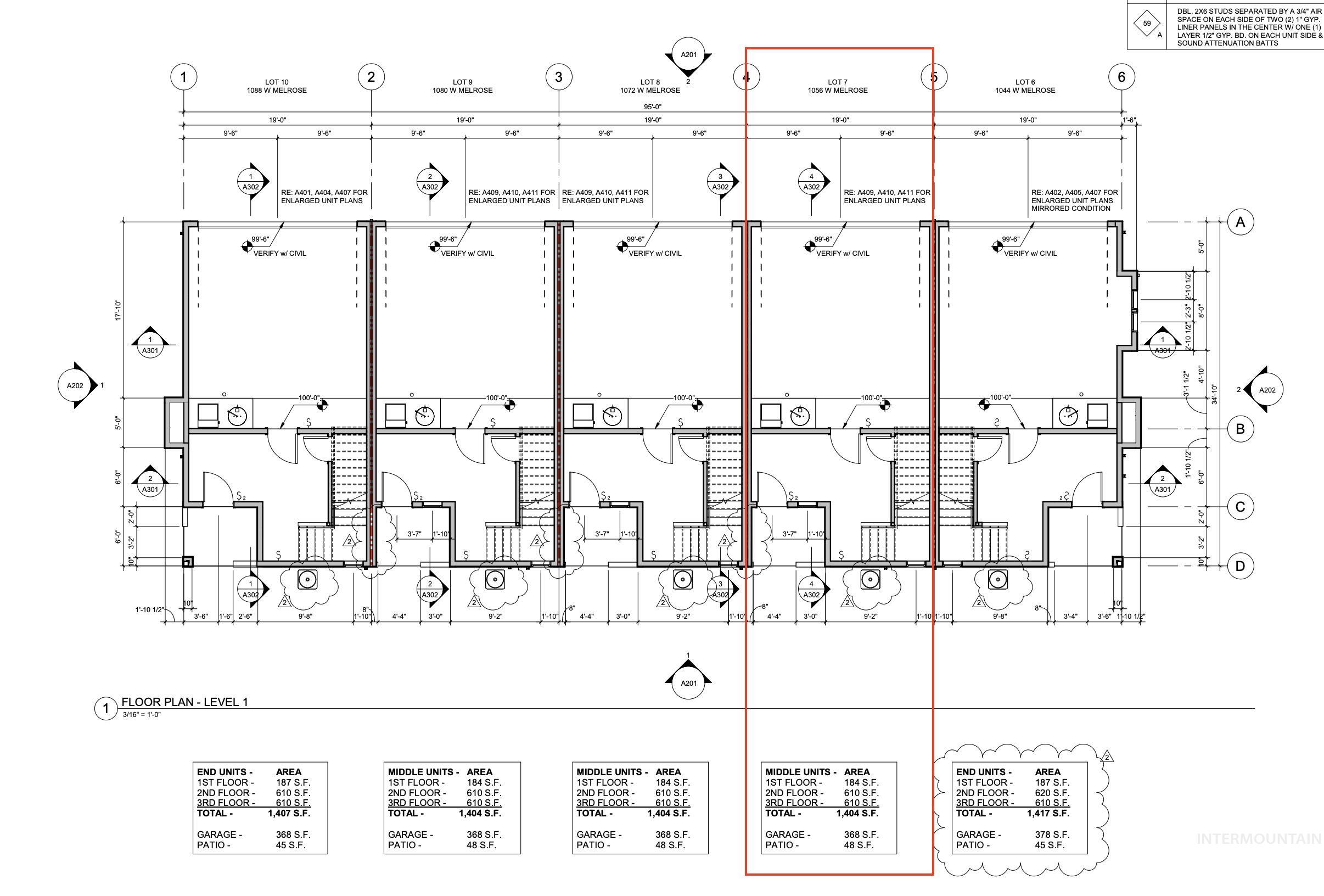 1048 W Melrose St, Boise, Idaho 83706, 2 Bedrooms, 2.5 Bathrooms, Residential For Sale, Price $529,900,MLS 98975103