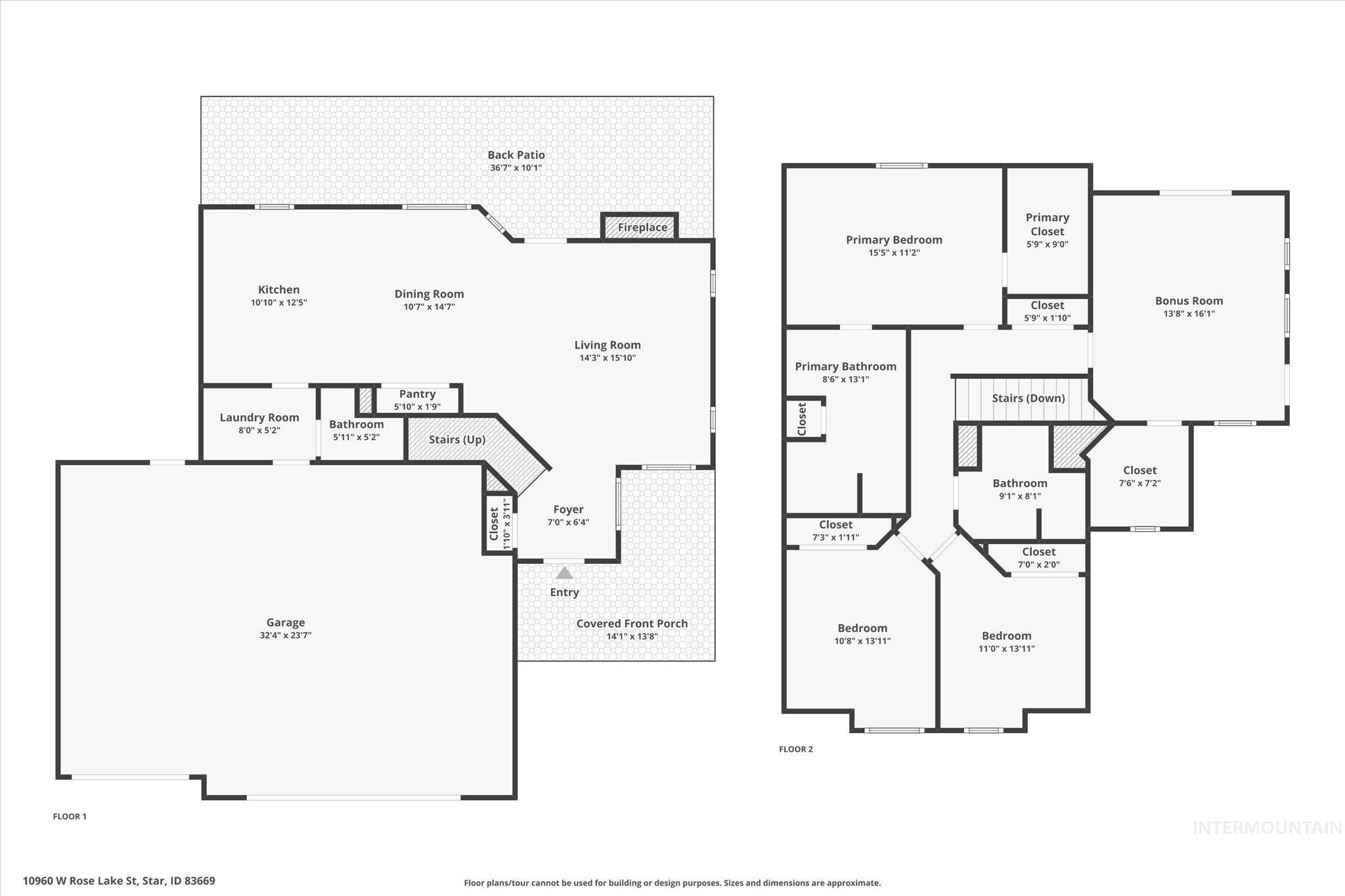 10960 W Rose Lake St, Star, Idaho 83669, 3 Bedrooms, 2.5 Bathrooms, Residential For Sale, Price $474,800,MLS 98975165