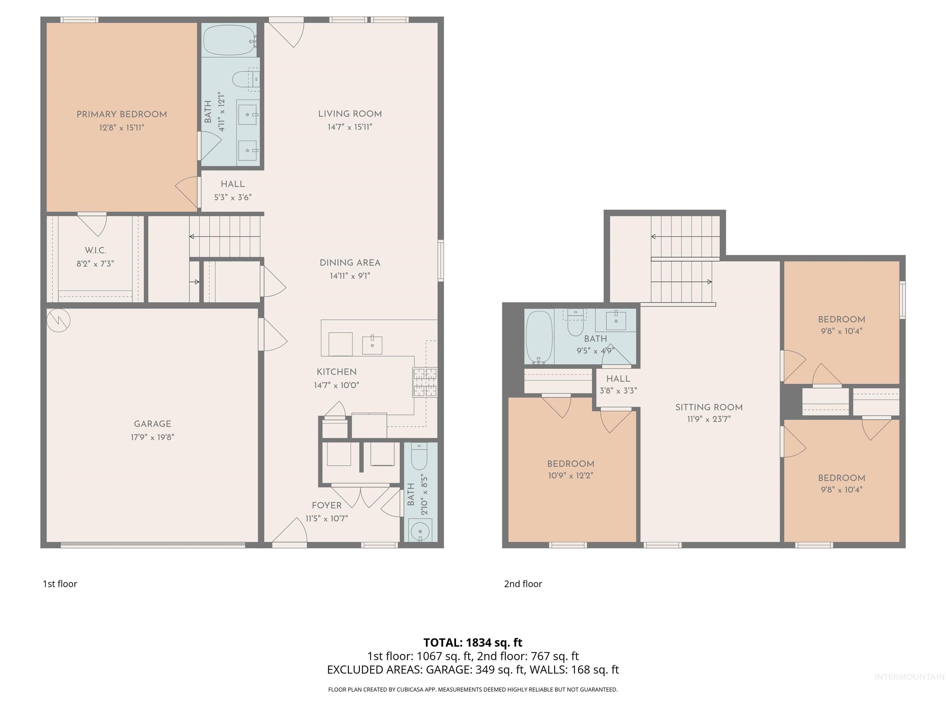 11065 W Hidden Point St, Star, Idaho 83669, 4 Bedrooms, 2.5 Bathrooms, Residential For Sale, Price $450,000, 98975336