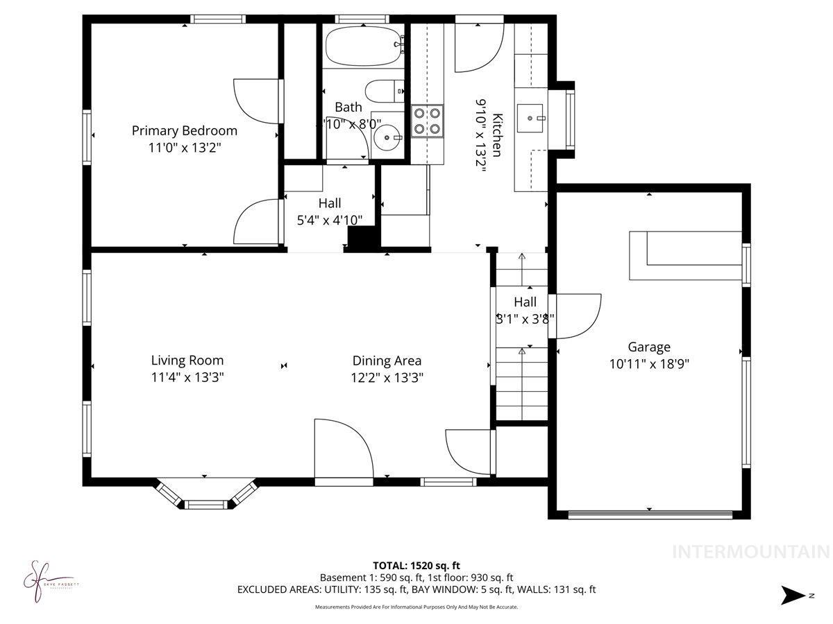 205 Fillmore Street, Twin Falls, Idaho 83301, 3 Bedrooms, 2 Bathrooms, Residential For Sale, Price $349,000,MLS 98975509