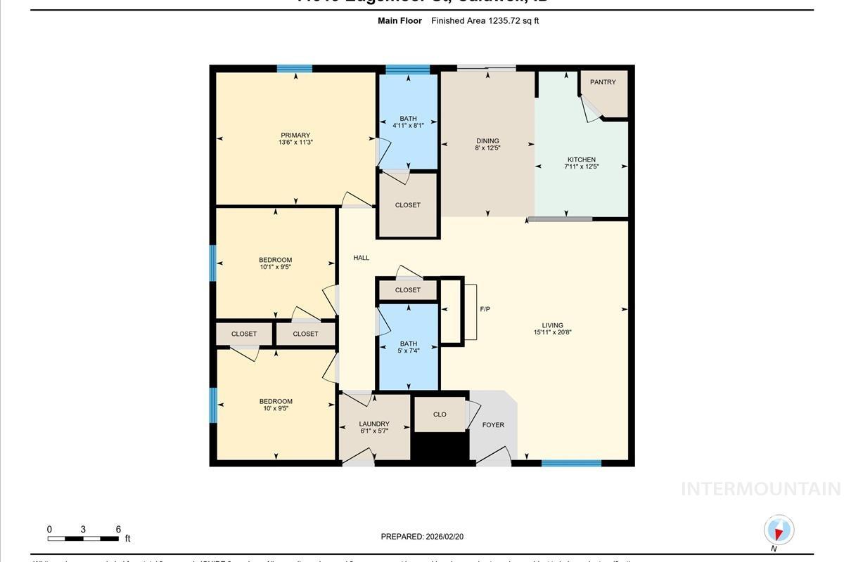 11919 Edgemoor St, Caldwell, Idaho 83605-1208, 3 Bedrooms, 2 Bathrooms, Residential For Sale, Price $344,900,MLS 98975535