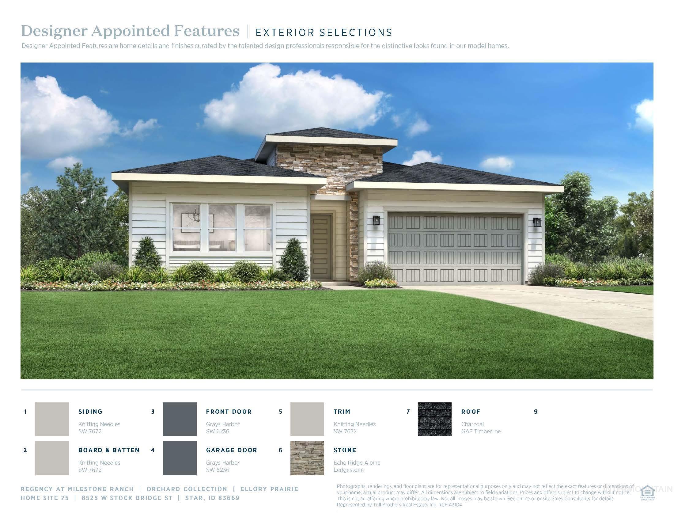 8525 W Stock Bridge St, Star, Idaho 83669, 2 Bedrooms, 2.5 Bathrooms, Residential For Sale, Price $699,000, 98975587