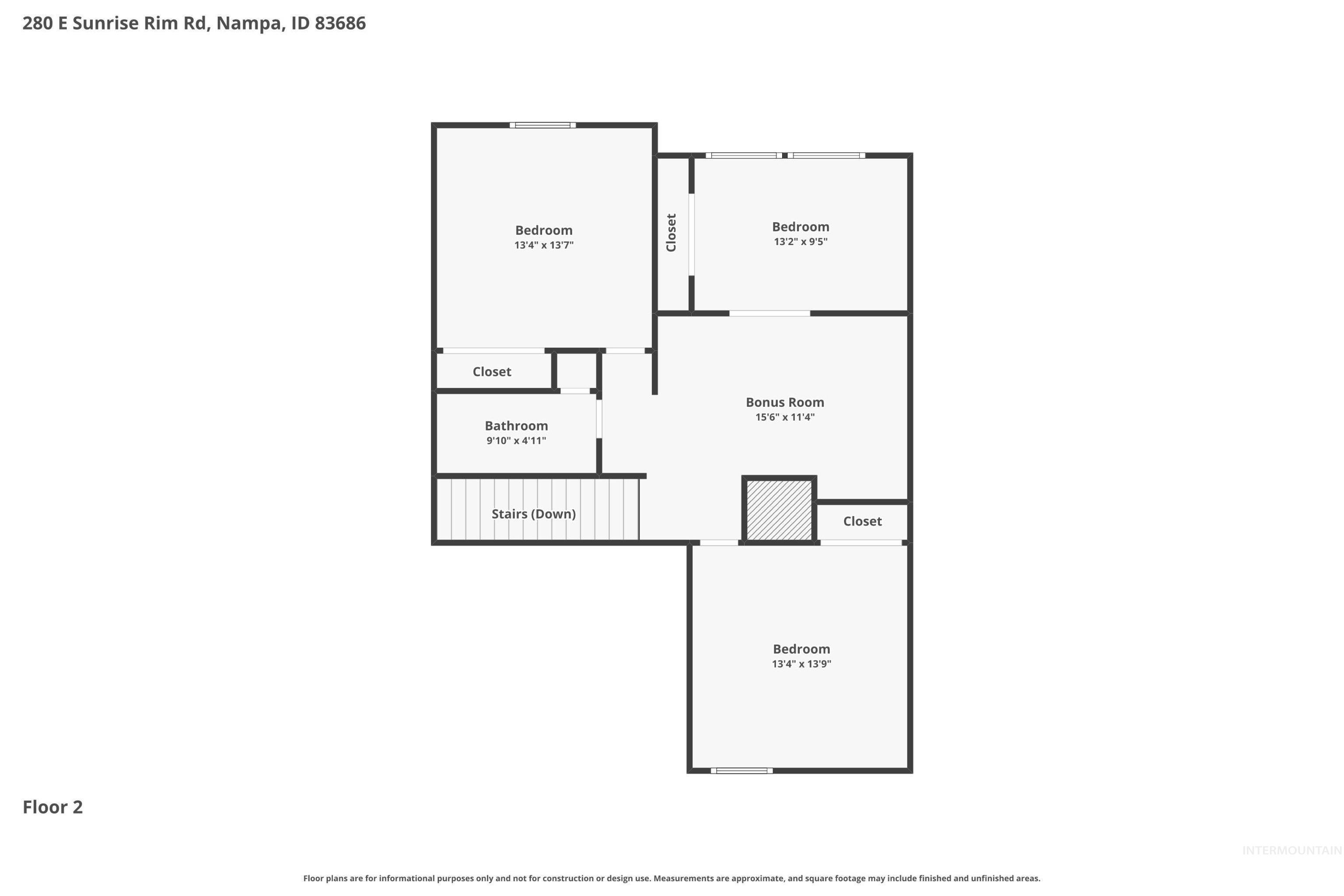 280 E Sunrise Rim Rd, Nampa, Idaho 83686, 4 Bedrooms, 2.5 Bathrooms, Residential For Sale, Price $484,900,MLS 98975681