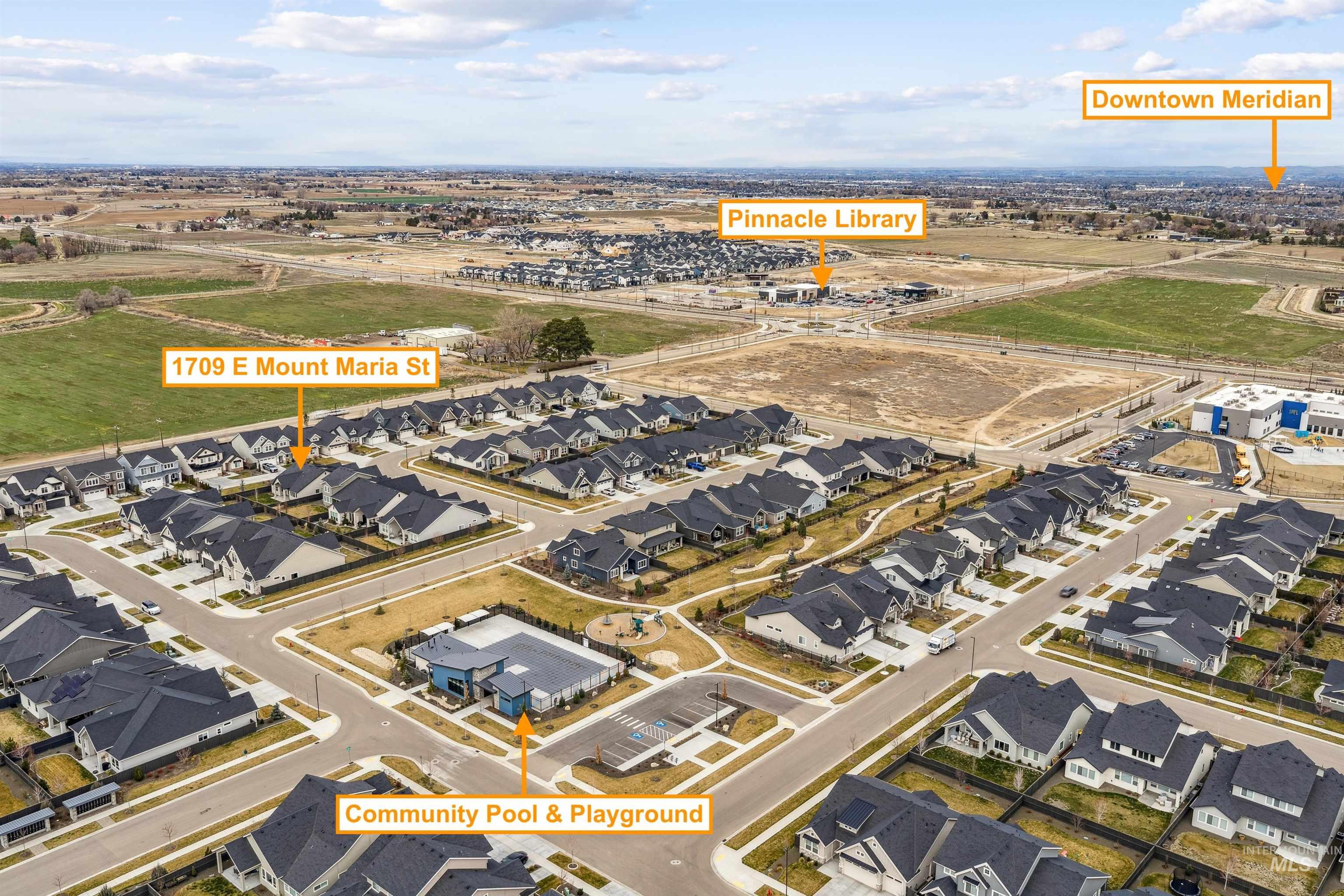 1709 E Mount Maria Street, Meridian, Idaho 83642, 3 Bedrooms, 2.5 Bathrooms, Residential For Sale, Price $599,999, 98975852