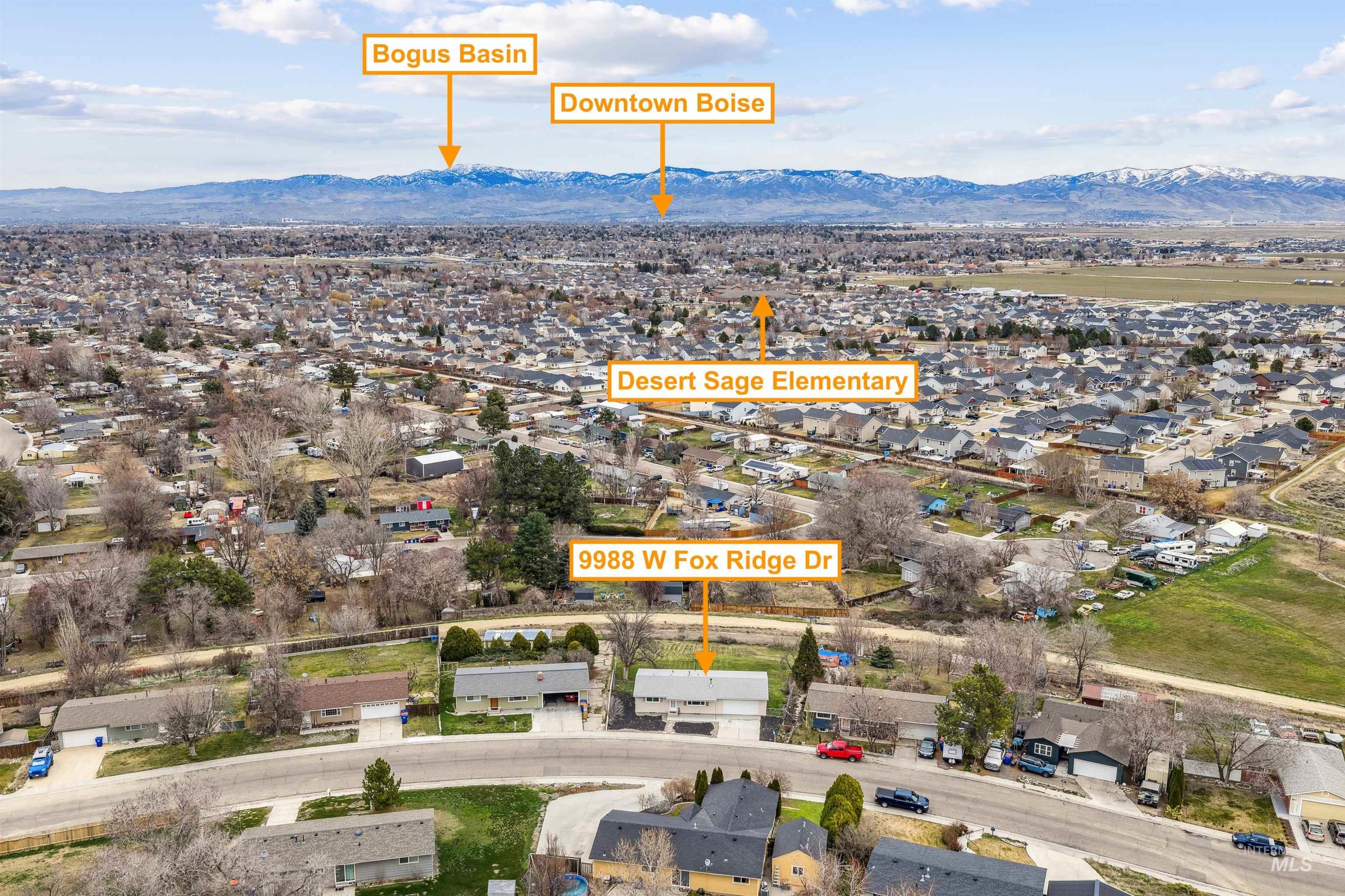 9988 W Fox Ridge Dr, Boise, Idaho 83709-7017, 4 Bedrooms, 2 Bathrooms, Residential For Sale, Price $463,500, 98975944