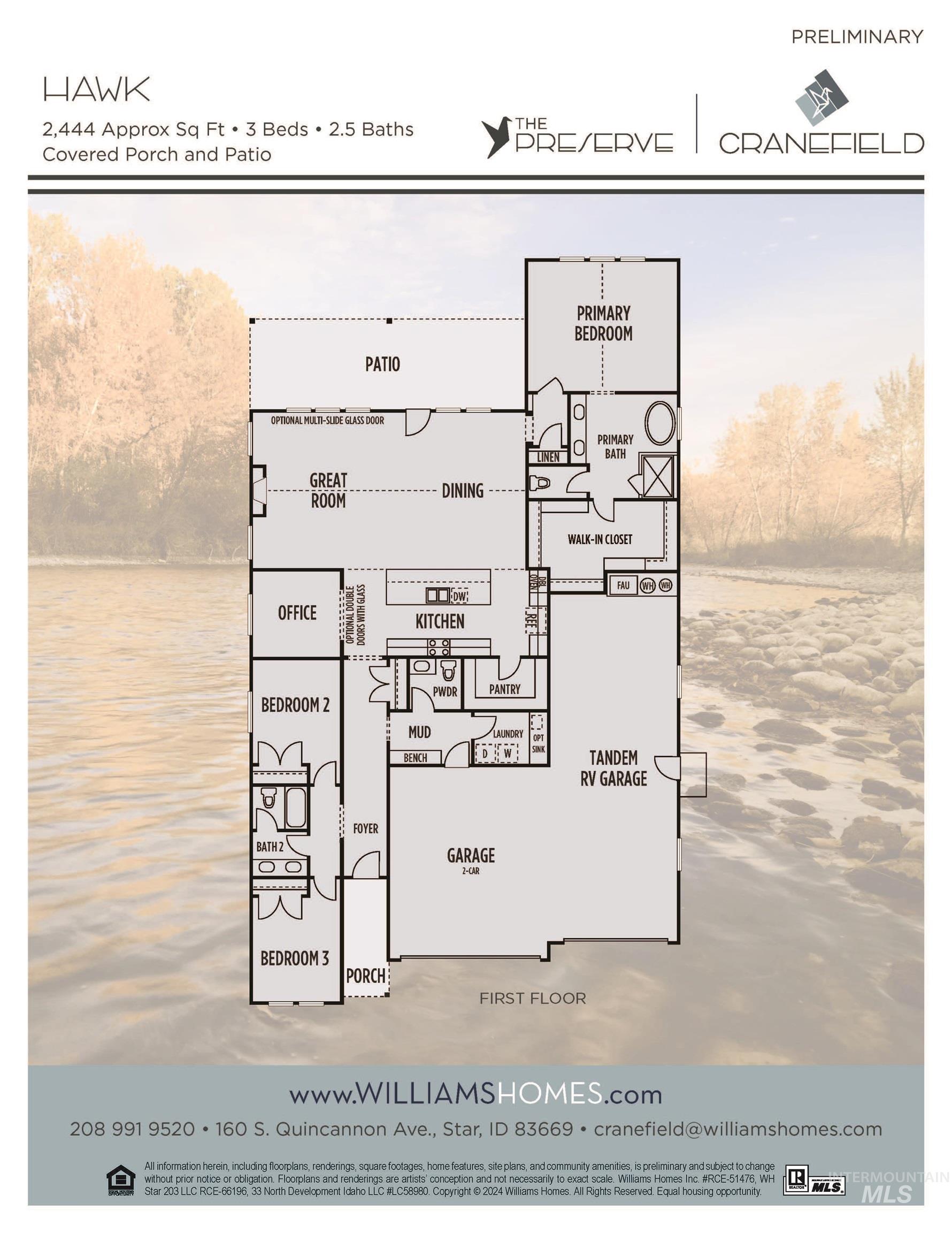 12604 W Meliora Lane, Star, Idaho 83669, 3 Bedrooms, 2.5 Bathrooms, Residential For Sale, Price $824,990, 98975949