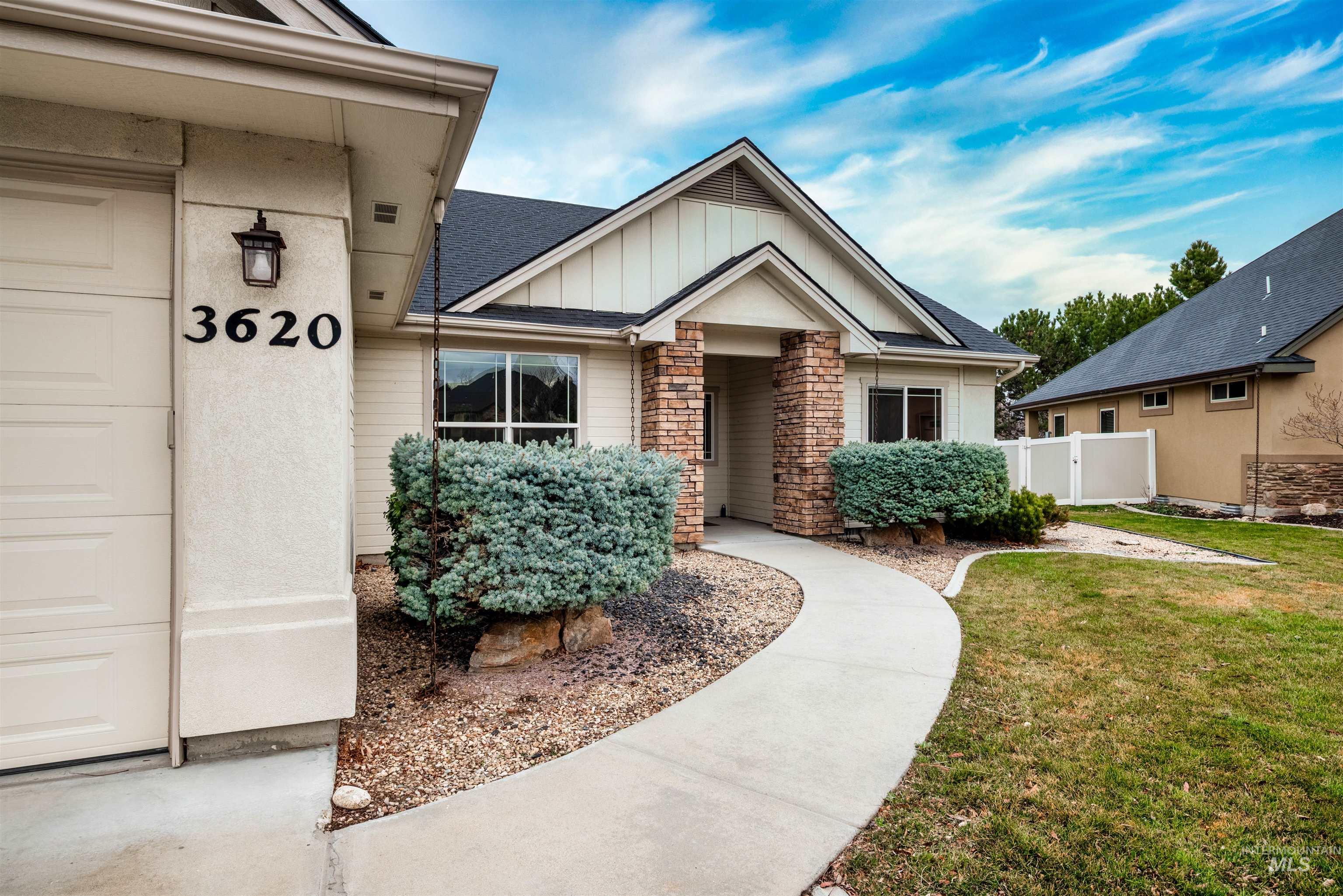 3620 E Sunrise Rim Ct, Nampa, Idaho 83686, 3 Bedrooms, 2 Bathrooms, Residential For Sale, Price $409,900, 98976038