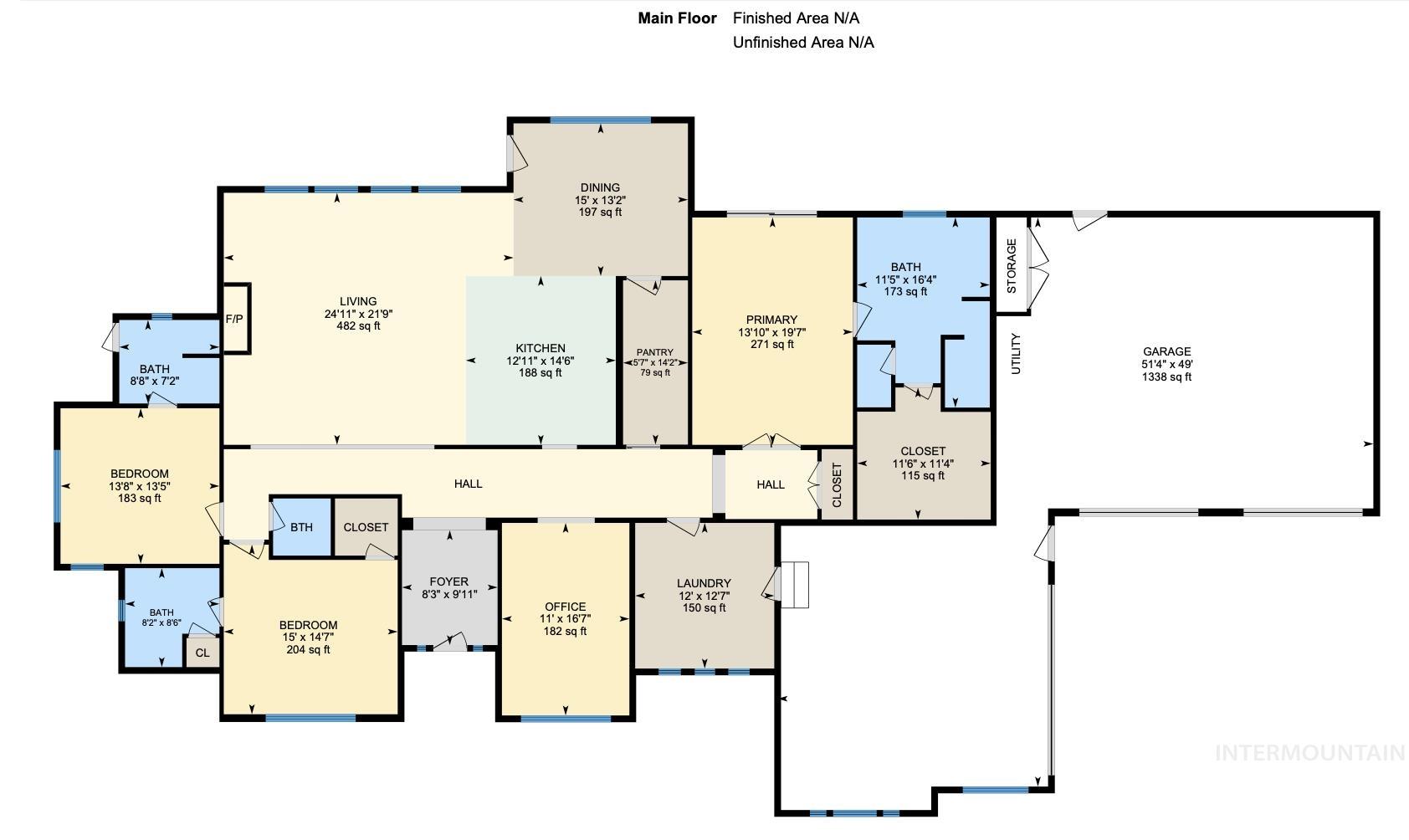 15465 Syrah Ct, Caldwell, Idaho 83607, 3 Bedrooms, 3.5 Bathrooms, Residential For Sale, Price $1,128,000,MLS 98976045