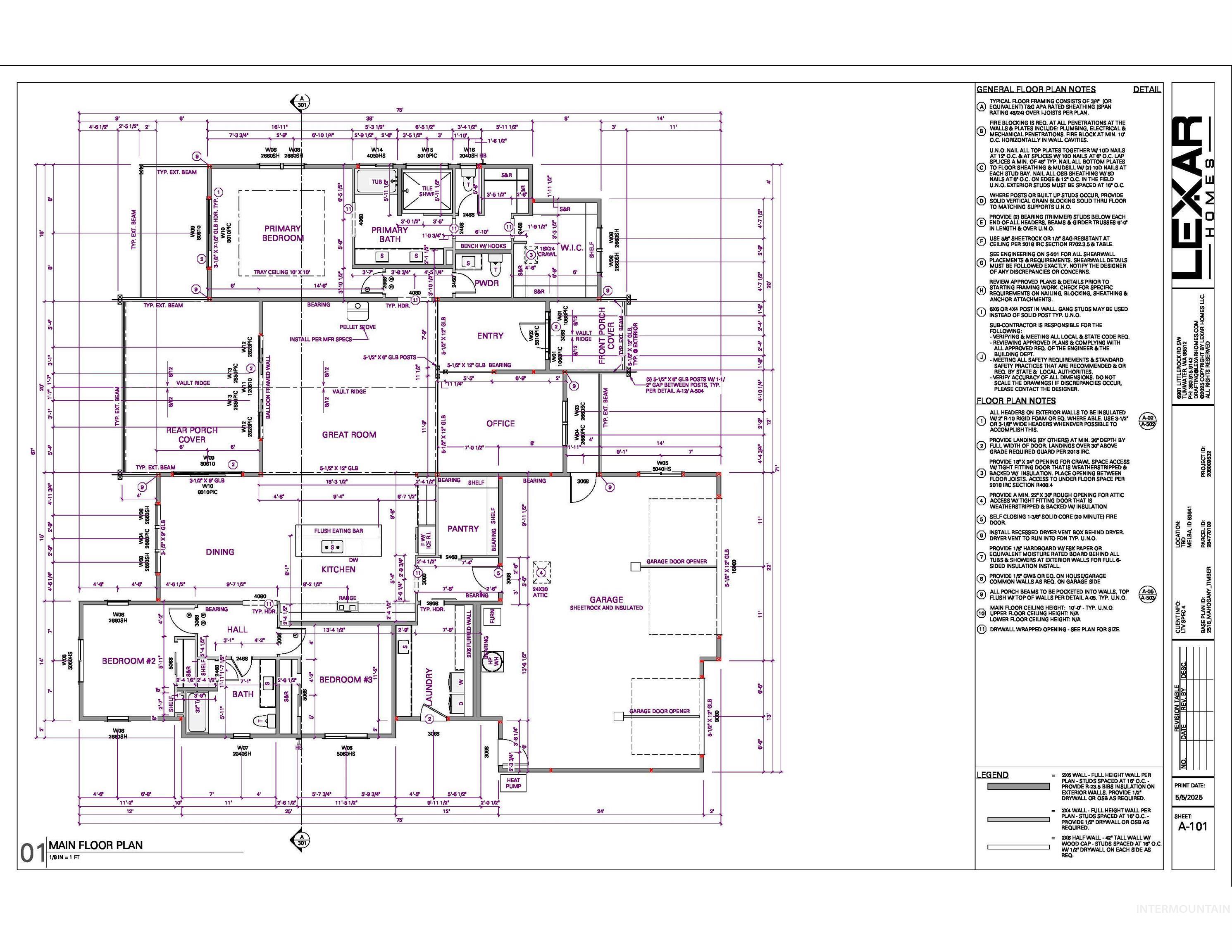 6431 Raptor Ridge Ln, Melba, Idaho 83641, 3 Bedrooms, 2.5 Bathrooms, Residential For Sale, Price $1,200,000, 98976052