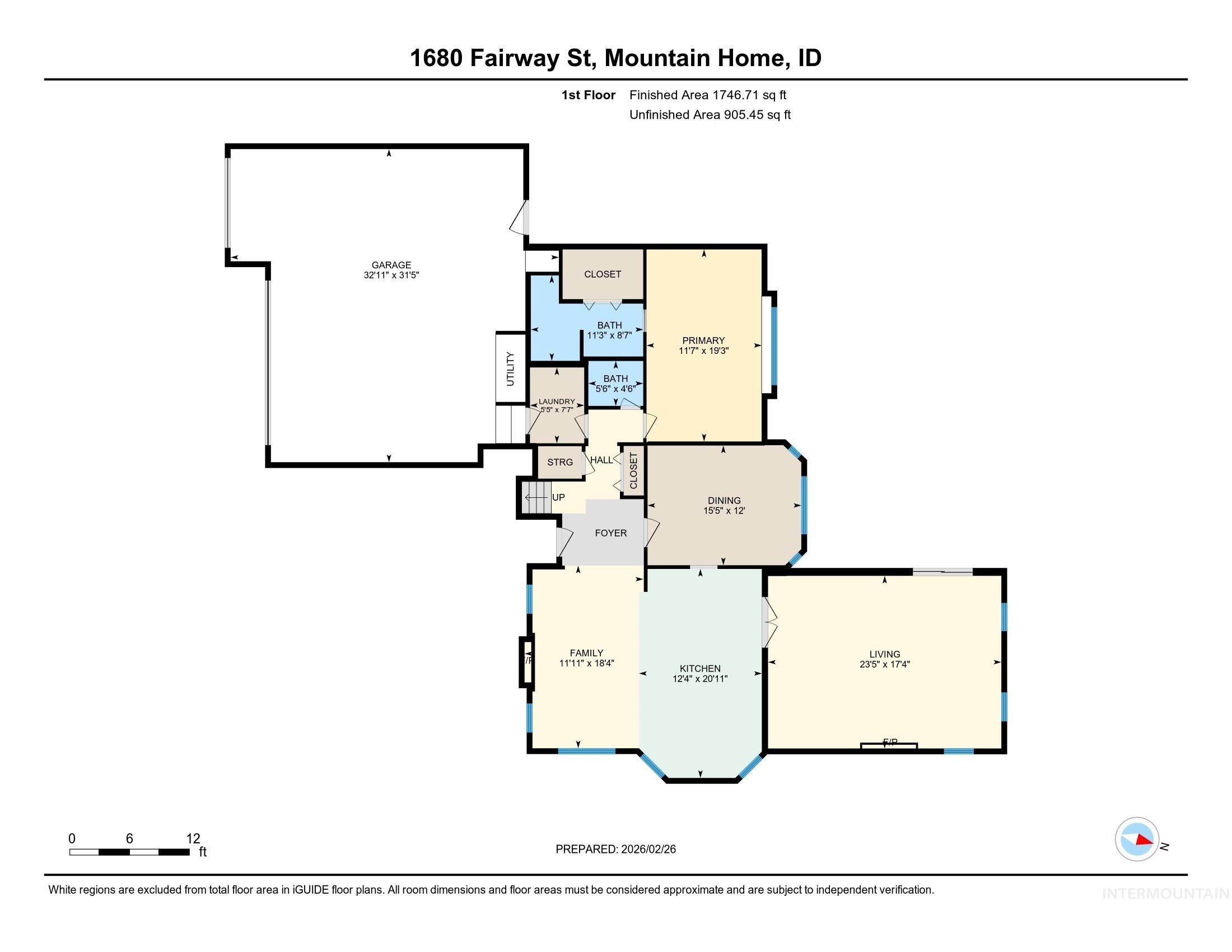 1680 Fairway, Mountain Home, Idaho 83647, 4 Bedrooms, 2.5 Bathrooms, Residential For Sale, Price $499,000,MLS 98976129