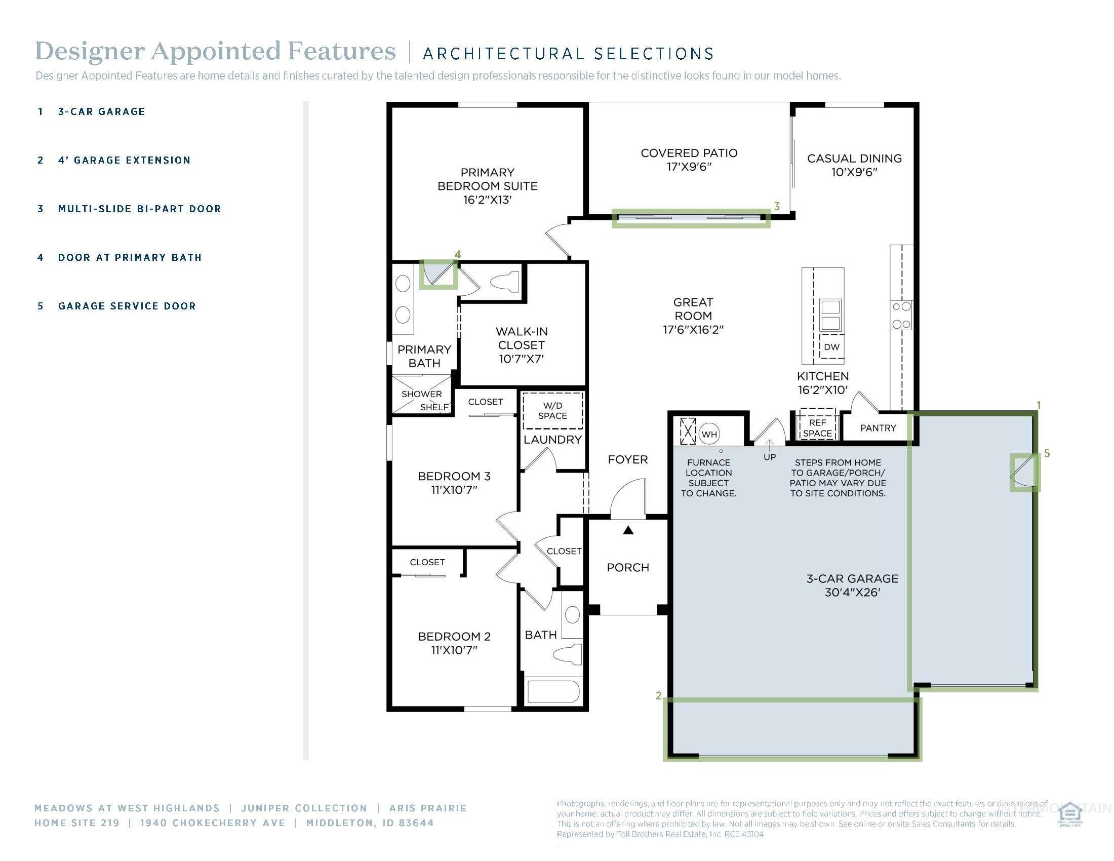 1940 W Chokecherry Ave, Middleton, Idaho 83644, 3 Bedrooms, 2 Bathrooms, Residential For Sale, Price $479,000,MLS 98976421