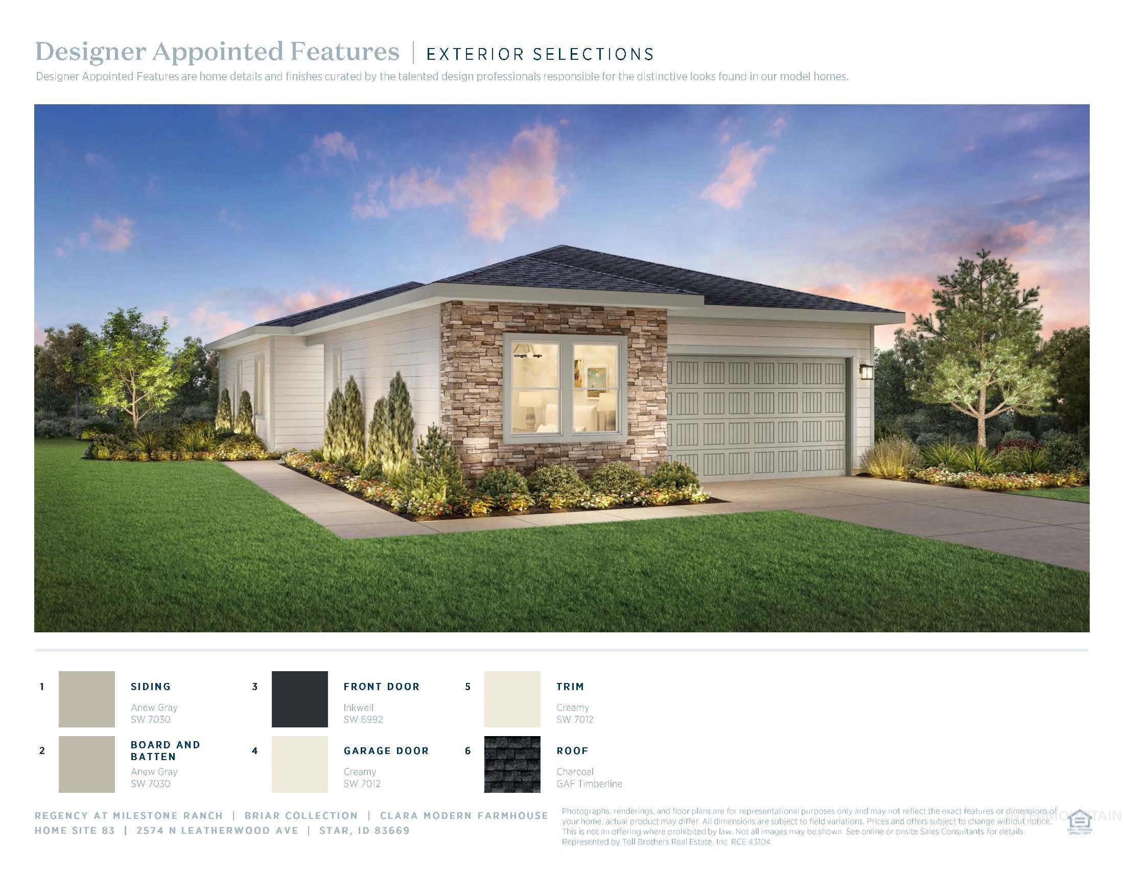 2574 N Leatherwood Ave, Star, Idaho 83669, 2 Bedrooms, 2 Bathrooms, Residential For Sale, Price $554,000, 98976432