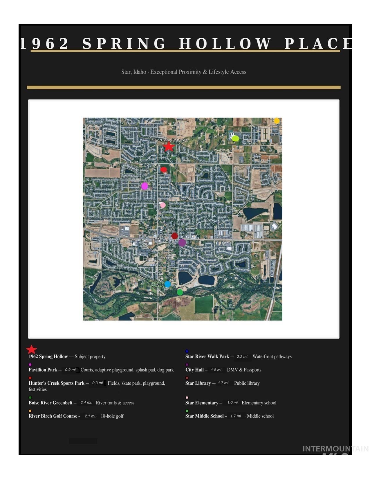 1962 N Spring Hollow Place, Star, Idaho 83669, 4 Bedrooms, 3.5 Bathrooms, Residential For Sale, Price $1,019,300,MLS 98976698
