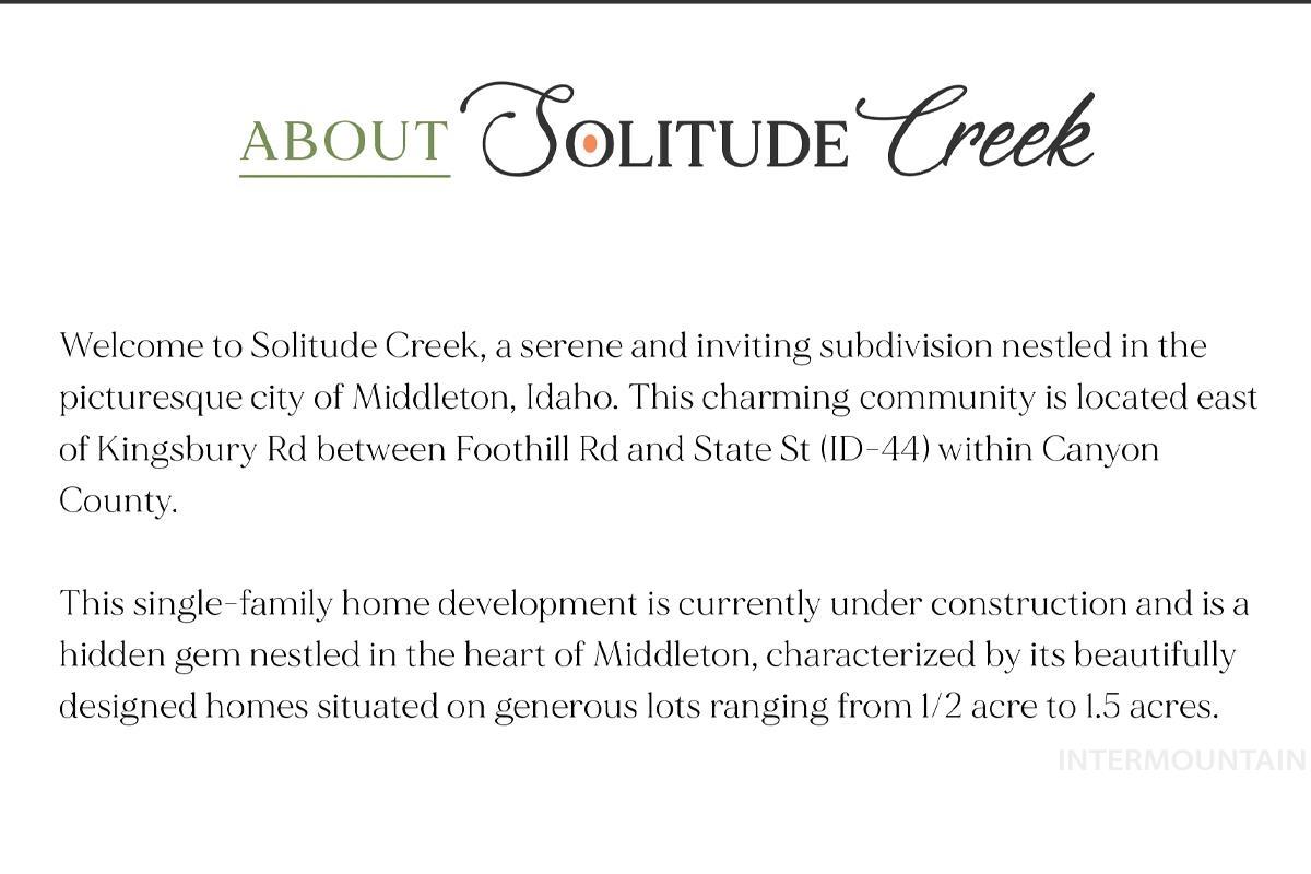 7932 Winter Horses Dr, Middleton, Idaho 83644, Land For Sale, Price $285,000, 98976767