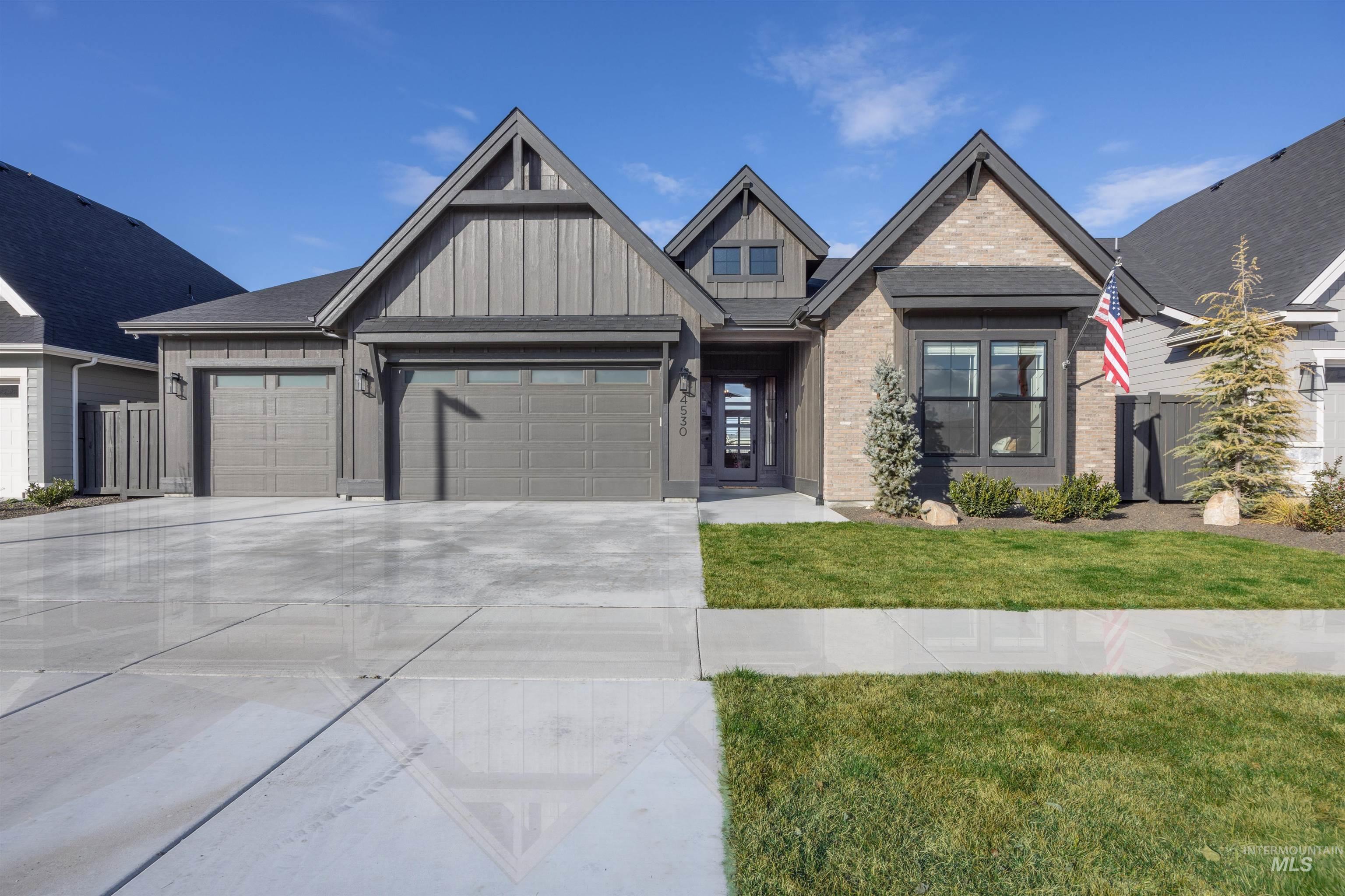 4530 W Durango Dr, Meridian, Idaho 83646-1639, 4 Bedrooms, 3.5 Bathrooms, Residential For Sale, Price $949,776, 98976824
