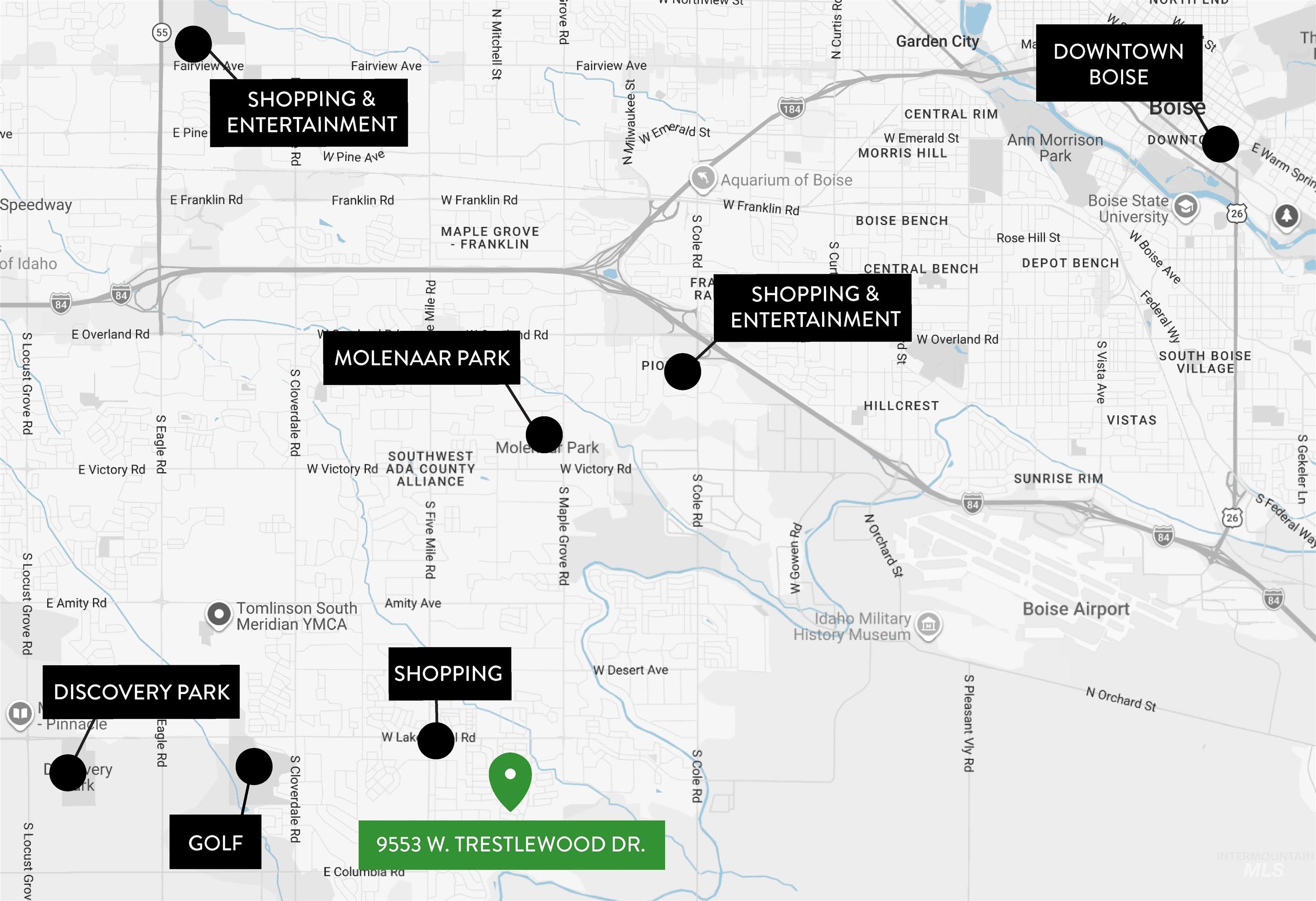 9553 W Trestlewood Dr, Boise, Idaho 83709, 4 Bedrooms, 2.5 Bathrooms, Residential For Sale, Price $475,000, 98976829