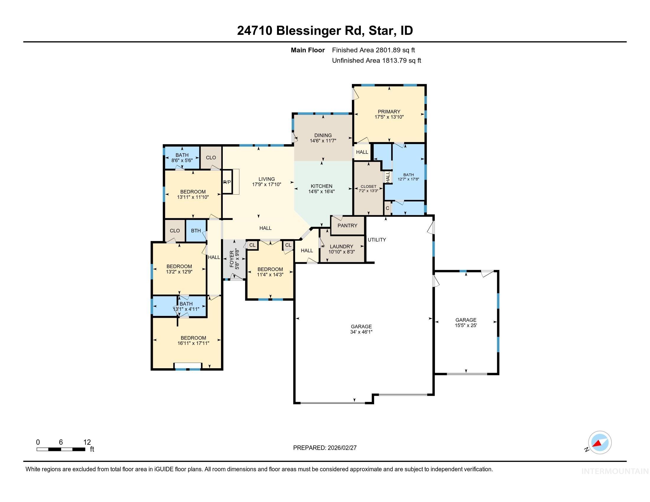 24710 Blessinger, Star, Idaho 83669, 4 Bedrooms, 3.5 Bathrooms, Residential For Sale, Price $1,065,000,MLS 98976835