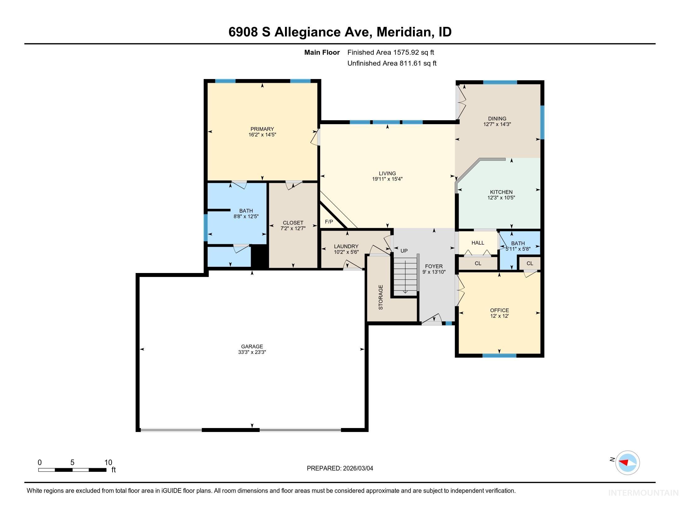 6908 S Allegiance Ave, Meridian, Idaho 83642, 6 Bedrooms, 3.5 Bathrooms, Residential For Sale, Price $559,750,MLS 98976837