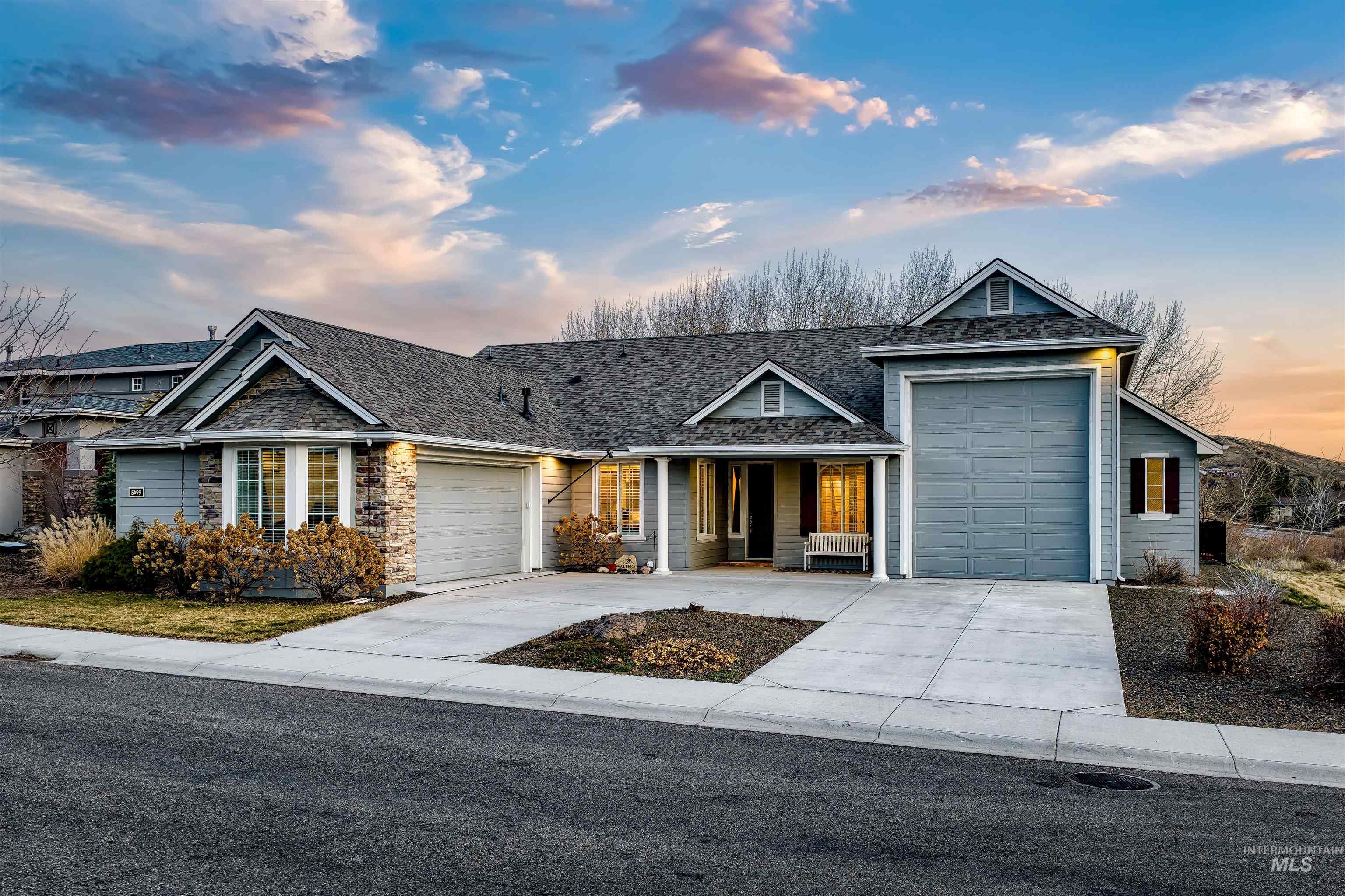 5699 W Creeks Edge Drive, Boise, Idaho 83714, 3 Bedrooms, 2 Bathrooms, Residential For Sale, Price $825,000, 98976877