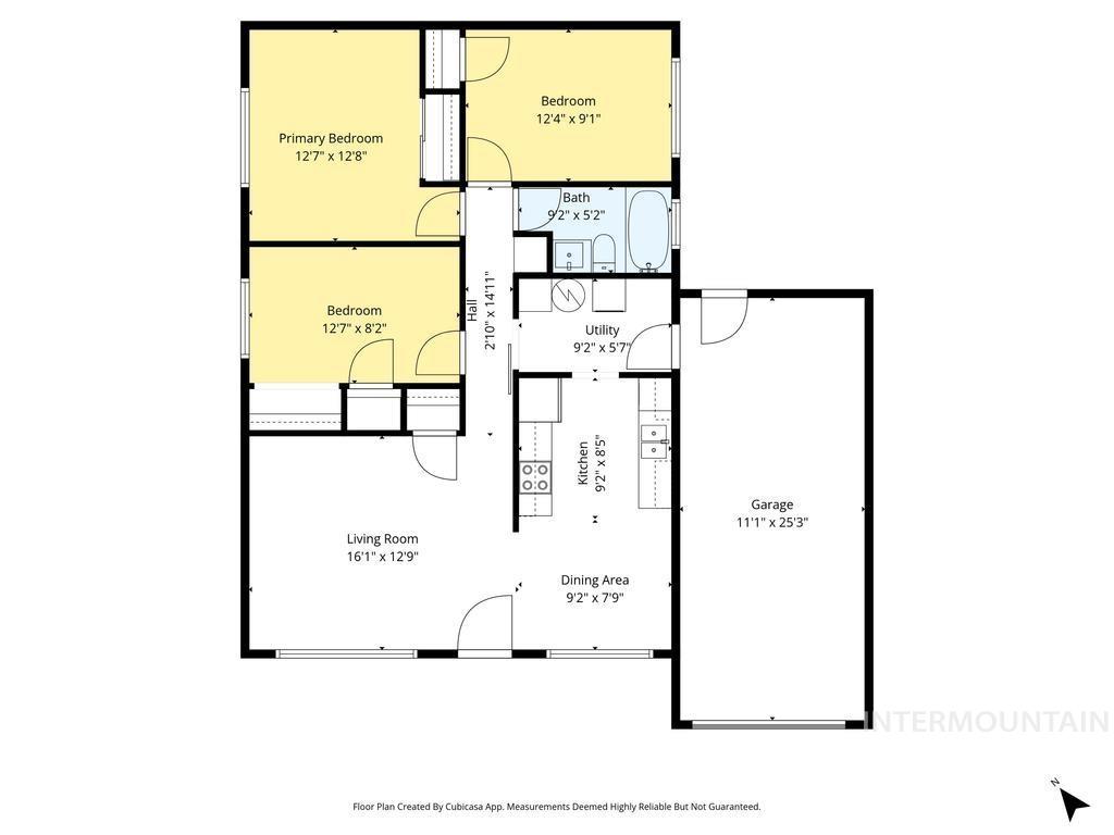 210 E Morris Ct, Kuna, Idaho 83634, 3 Bedrooms, 1 Bathroom, Residential For Sale, Price $344,900,MLS 98976904