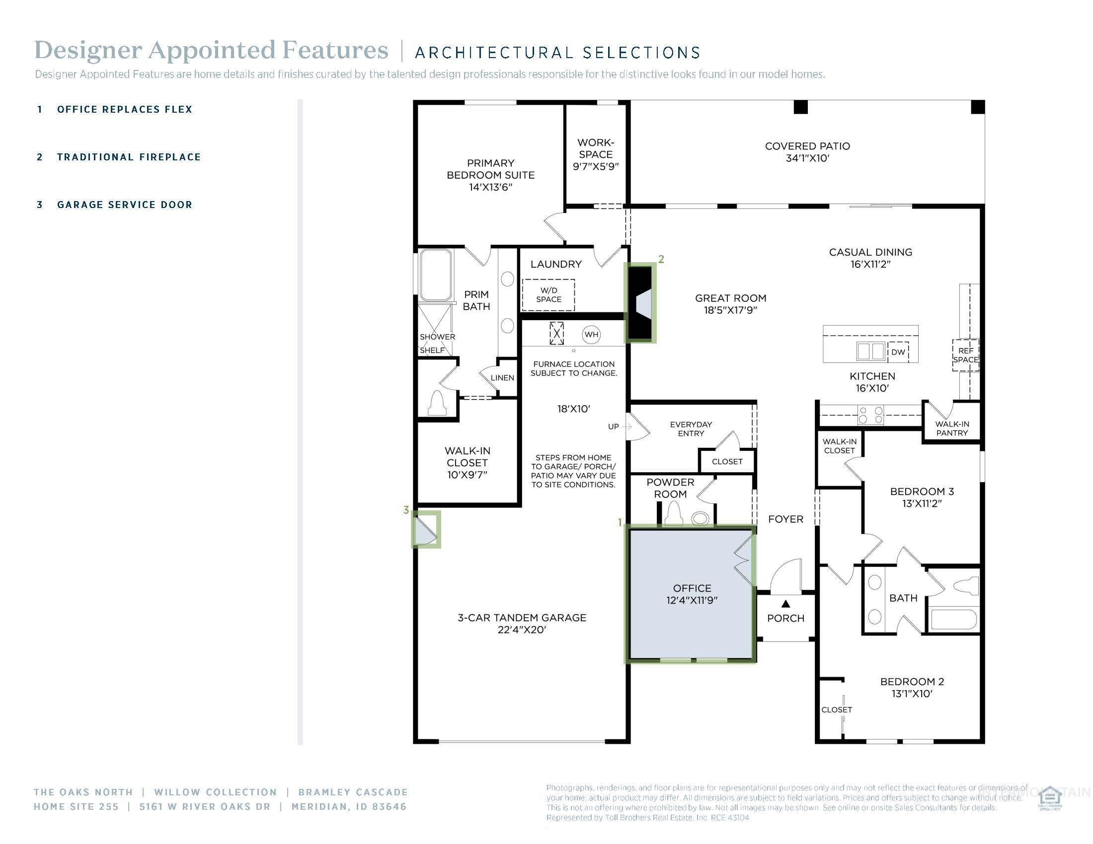 5161 W River Oaks Dr, Meridian, Idaho 83646, 3 Bedrooms, 2.5 Bathrooms, Residential For Sale, Price $654,000, 98977005