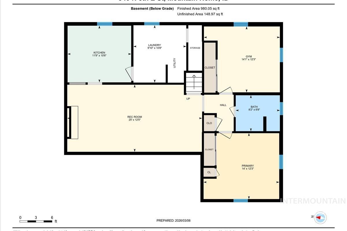 940 N 8th E, Mountain Home, Idaho 83647, 4 Bedrooms, 2 Bathrooms, Residential For Sale, Price $379,900,MLS 98977194