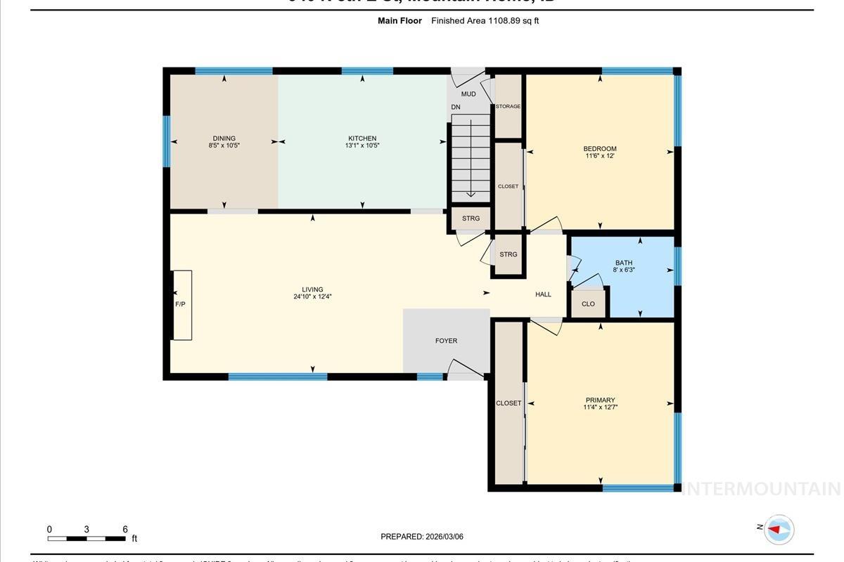 940 N 8th E, Mountain Home, Idaho 83647, 4 Bedrooms, 2 Bathrooms, Residential For Sale, Price $379,900,MLS 98977194