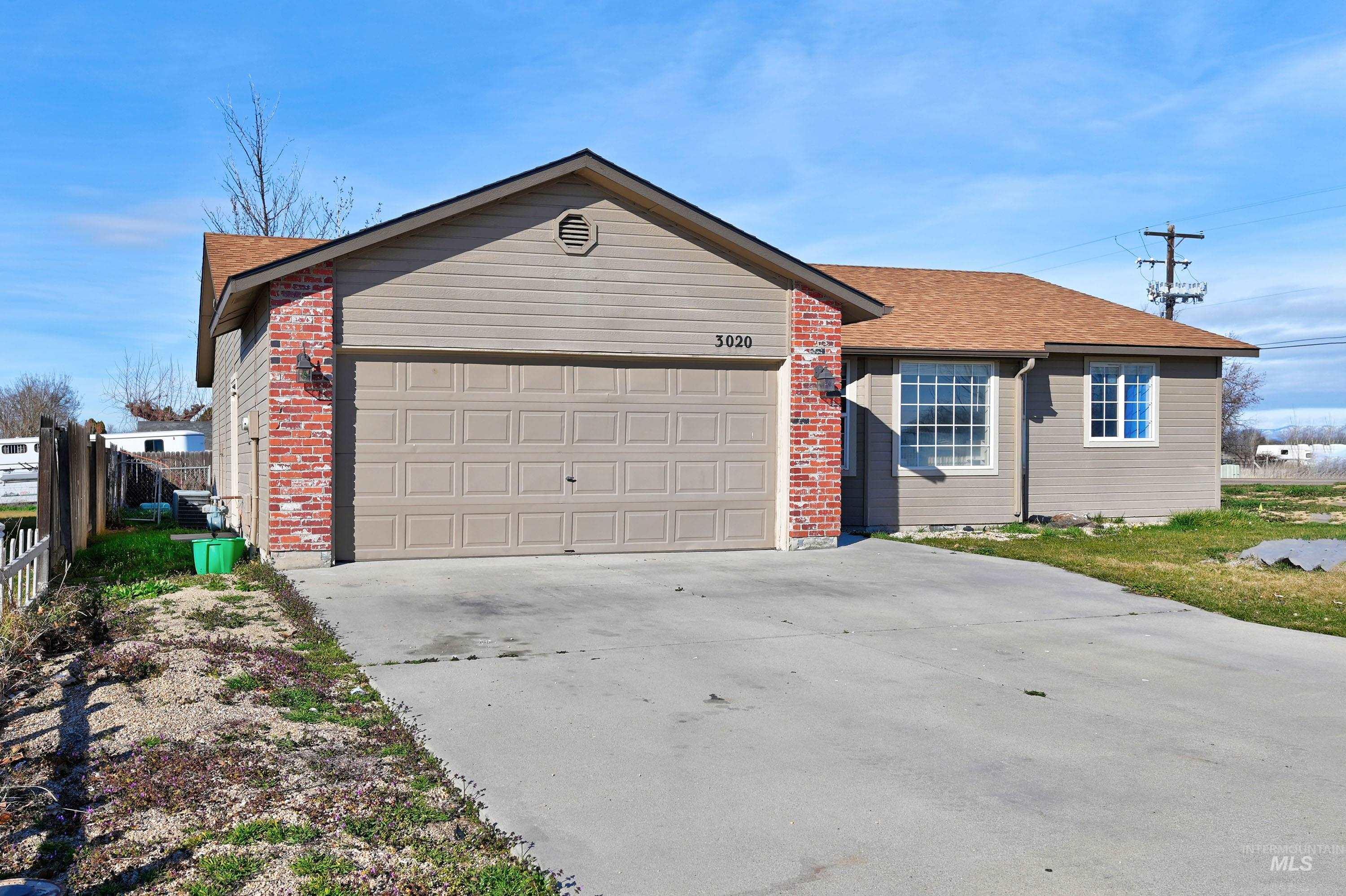 3020 Sugar Cane Drive, Nampa, Idaho 83687, 3 Bedrooms, 2 Bathrooms, Residential For Sale, Price $348,000, 98977277