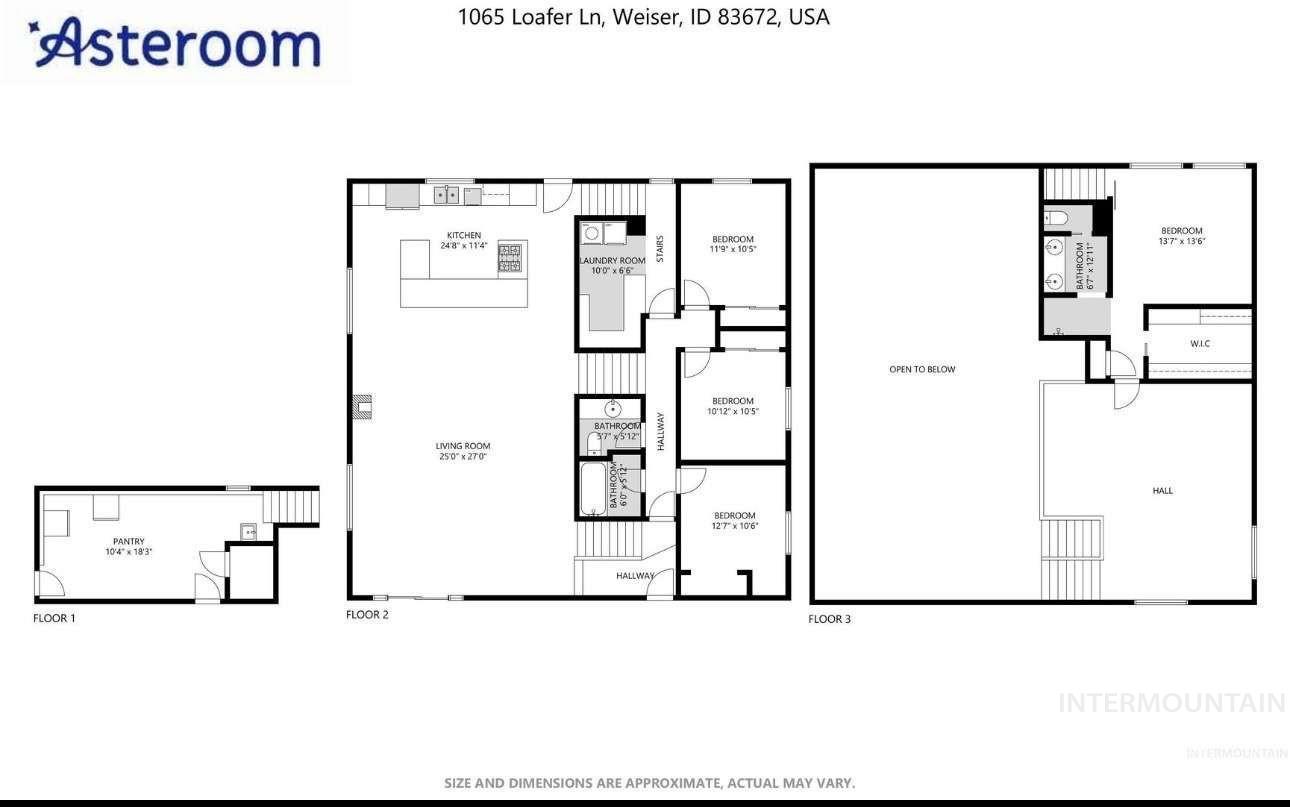 1065 Loafer Lane, Weiser, Idaho 83672, 4 Bedrooms, 2.5 Bathrooms, Residential For Sale, Price $585,000, 98977338