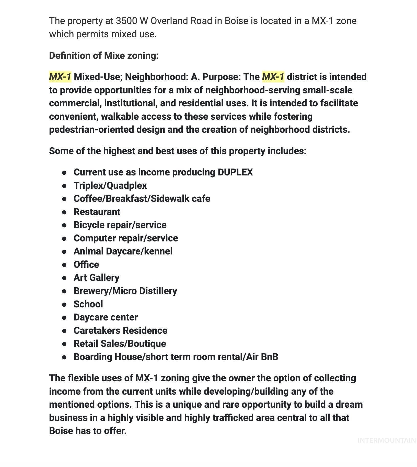 3500 W Overland Road, Boise, Idaho 83705, 5 Bedrooms, Business/Commercial For Sale, Price $569,900, 98977358