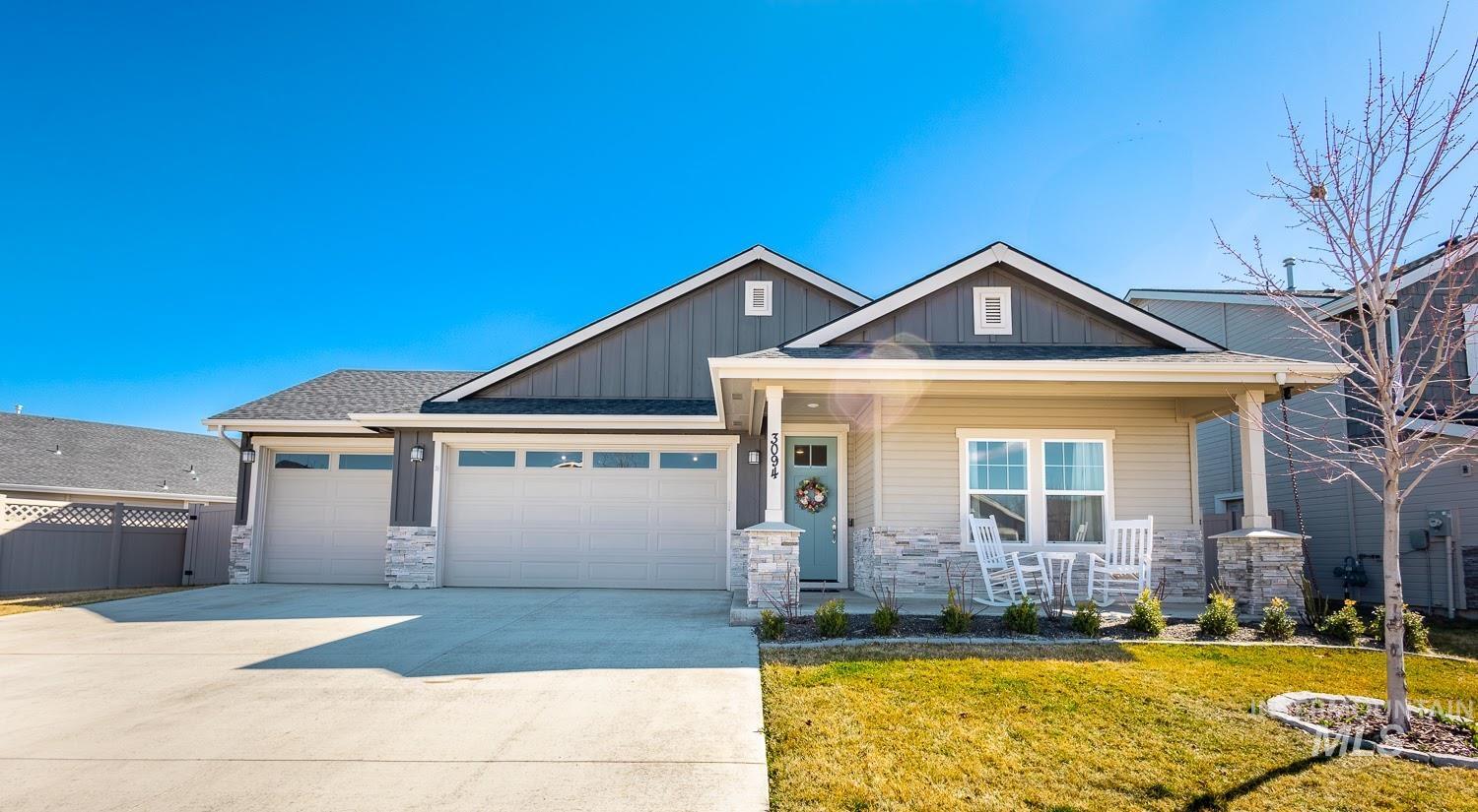 3094 N Greengate Way, Star, Idaho 83669, 3 Bedrooms, 2 Bathrooms, Residential For Sale, Price $565,000, 98977373