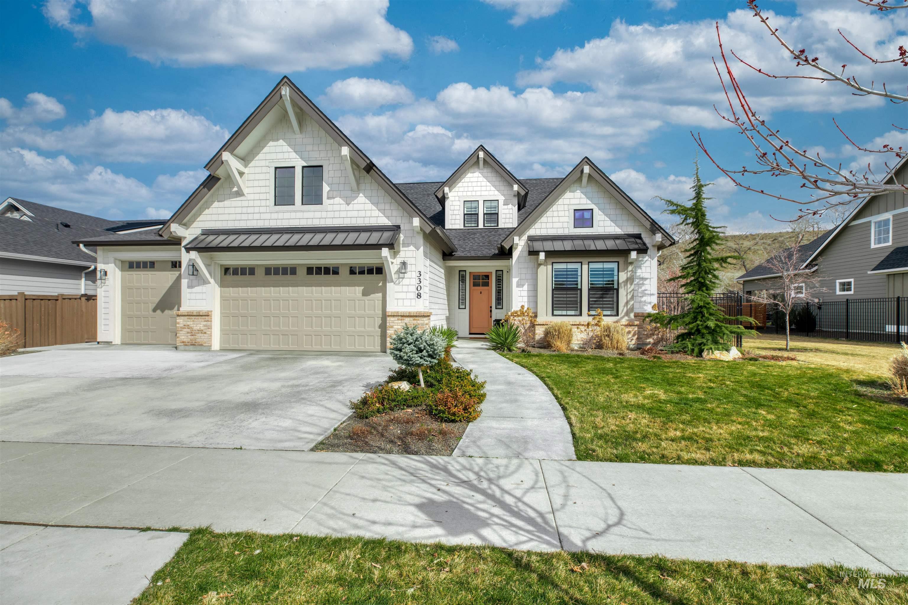 3308 W Miners Farm Dr, Boise, Idaho 83714, 4 Bedrooms, 3.5 Bathrooms, Residential For Sale, Price $1,075,000, 98977401