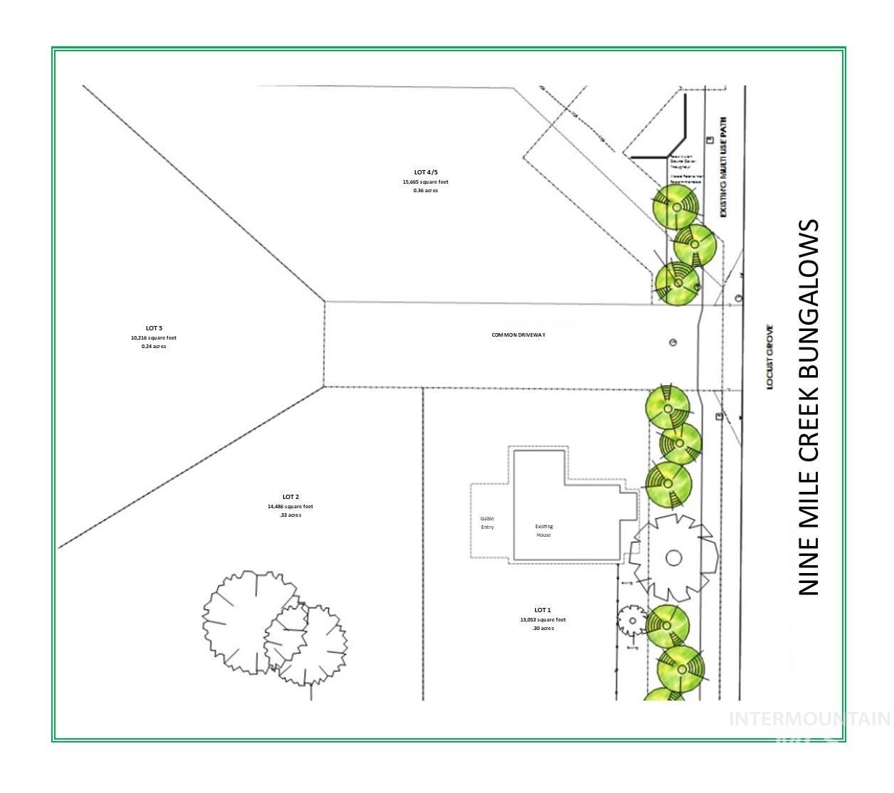 2019 S Locust Grove Lane, Lot #4/5, Meridian, Idaho 83642, Land For Sale, Price $310,000, 98977453