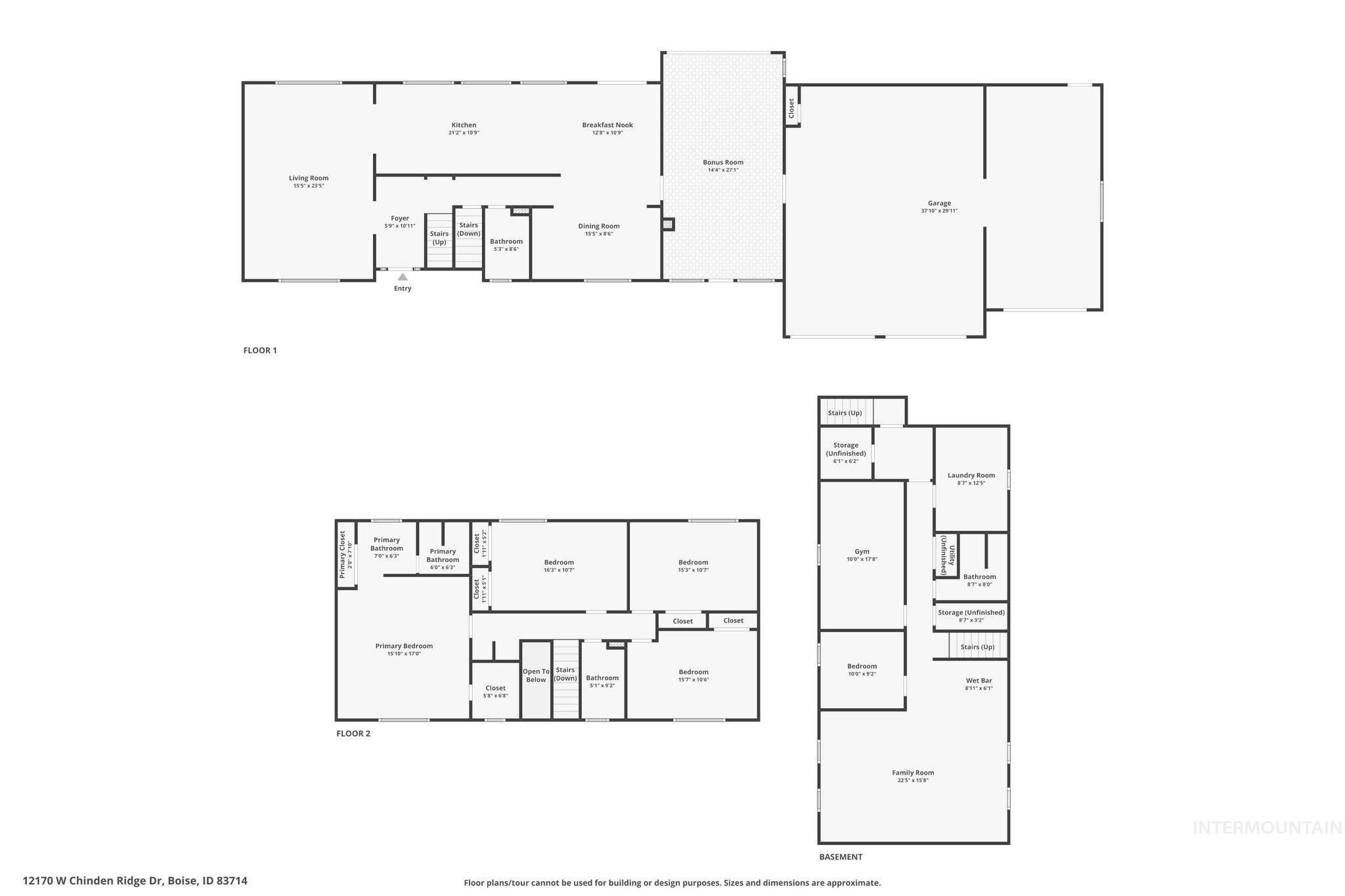 12170 Chinden Ridge, Boise, Idaho 83714, 5 Bedrooms, 3.5 Bathrooms, Residential For Sale, Price $1,100,000,MLS 98977623