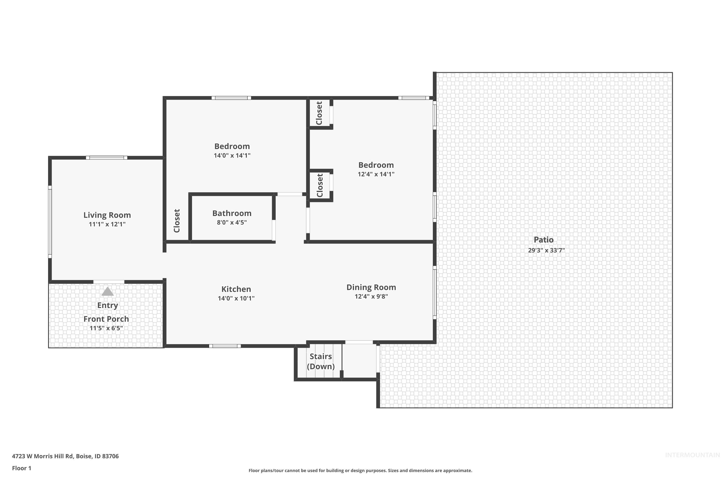 4723 W Morris Hill Rd, Boise, Idaho 83706, 3 Bedrooms, 1 Bathroom, Residential For Sale, Price $379,000, 98977702
