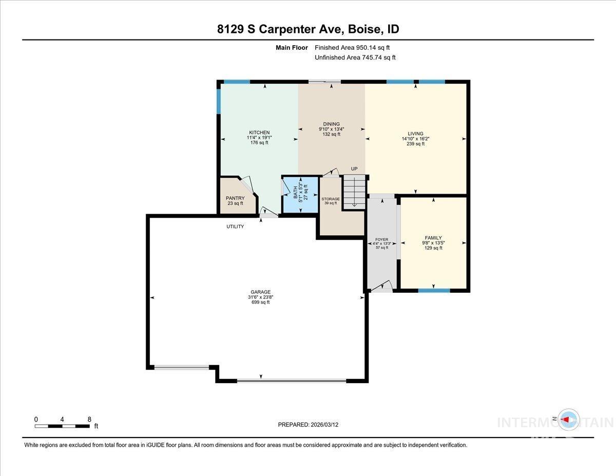 8129 S Carpenter, Boise, Idaho 83709, 4 Bedrooms, 2.5 Bathrooms, Residential For Sale, Price $524,900, 98977733