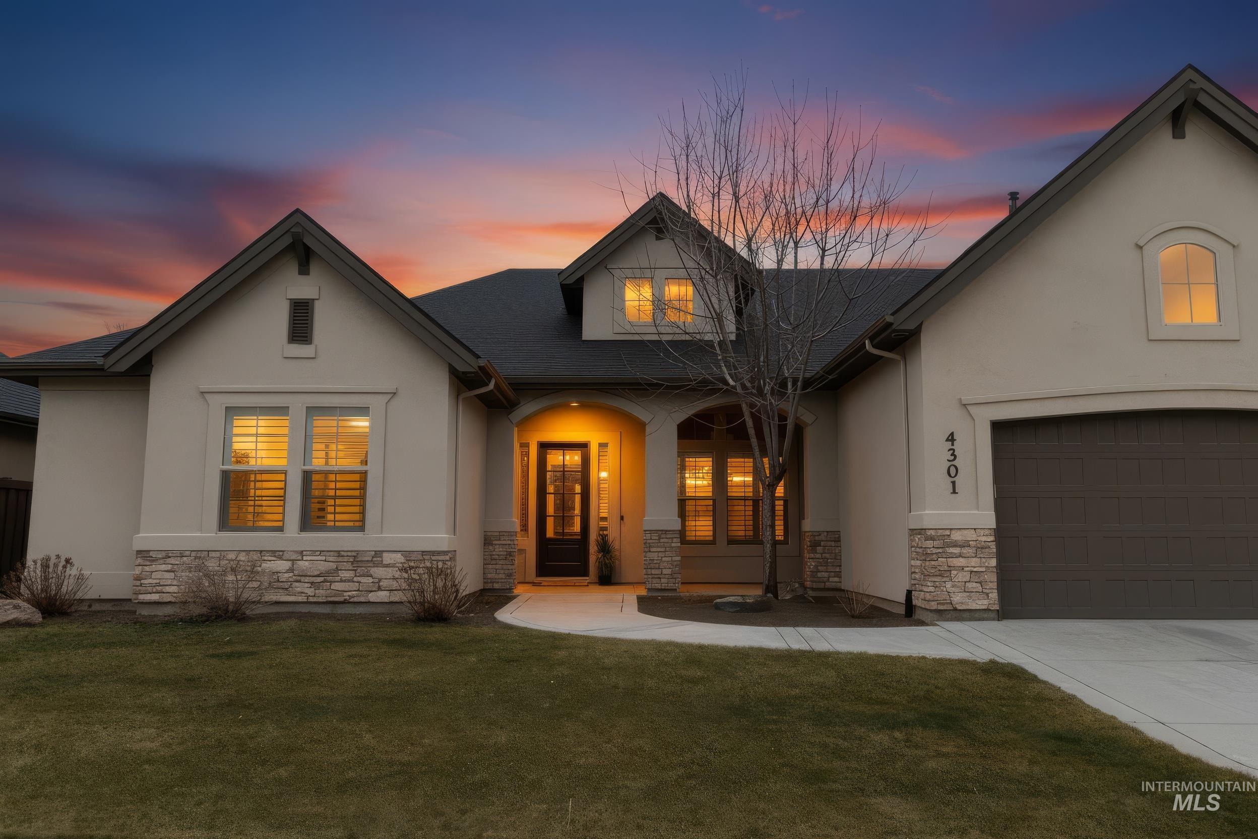 4301 W Ladle Rapids St, Meridian, Idaho 83646, 4 Bedrooms, 3.5 Bathrooms, Residential For Sale, Price $975,000, 98977744