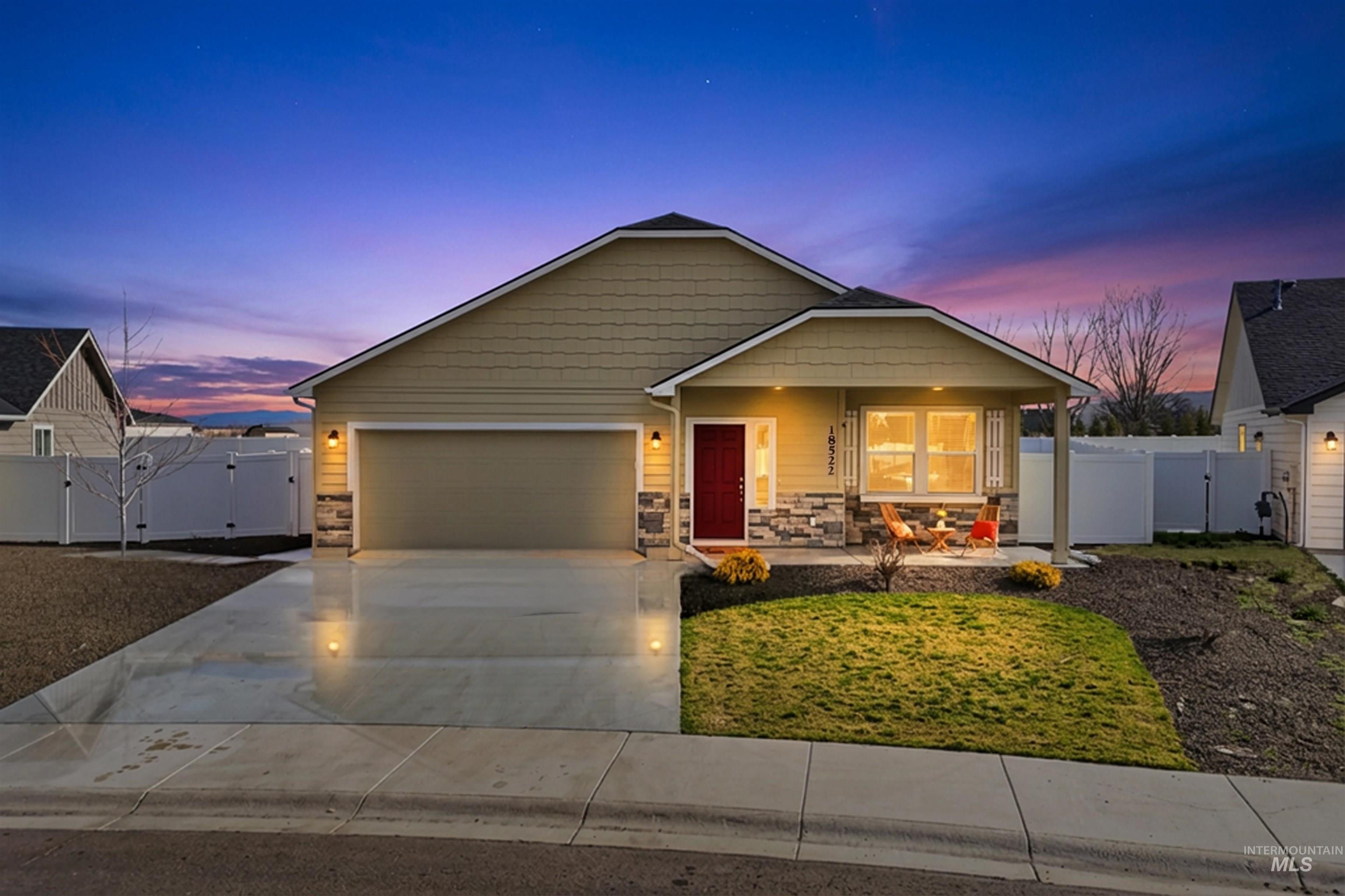 18522 White Rose Pl, Nampa, Idaho 83687, 3 Bedrooms, 2 Bathrooms, Residential For Sale, Price $399,900, 98977805