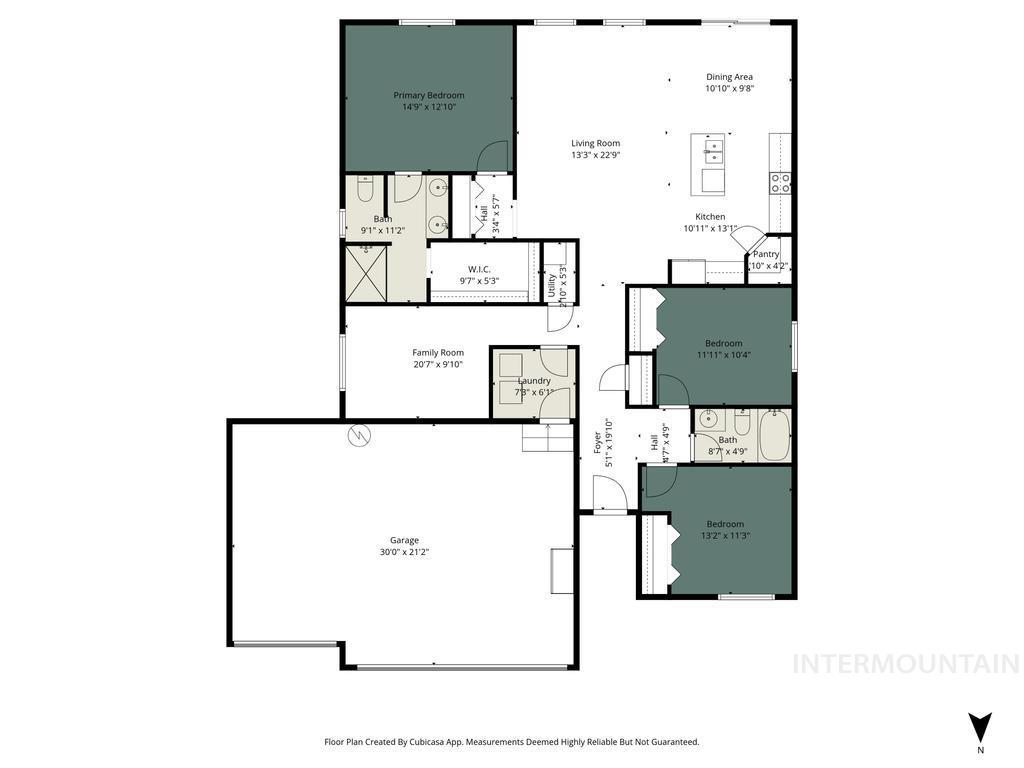 11389 W Tiekel River St, Nampa, Idaho 83686, 3 Bedrooms, 2 Bathrooms, Residential For Sale, Price $399,900,MLS 98977879