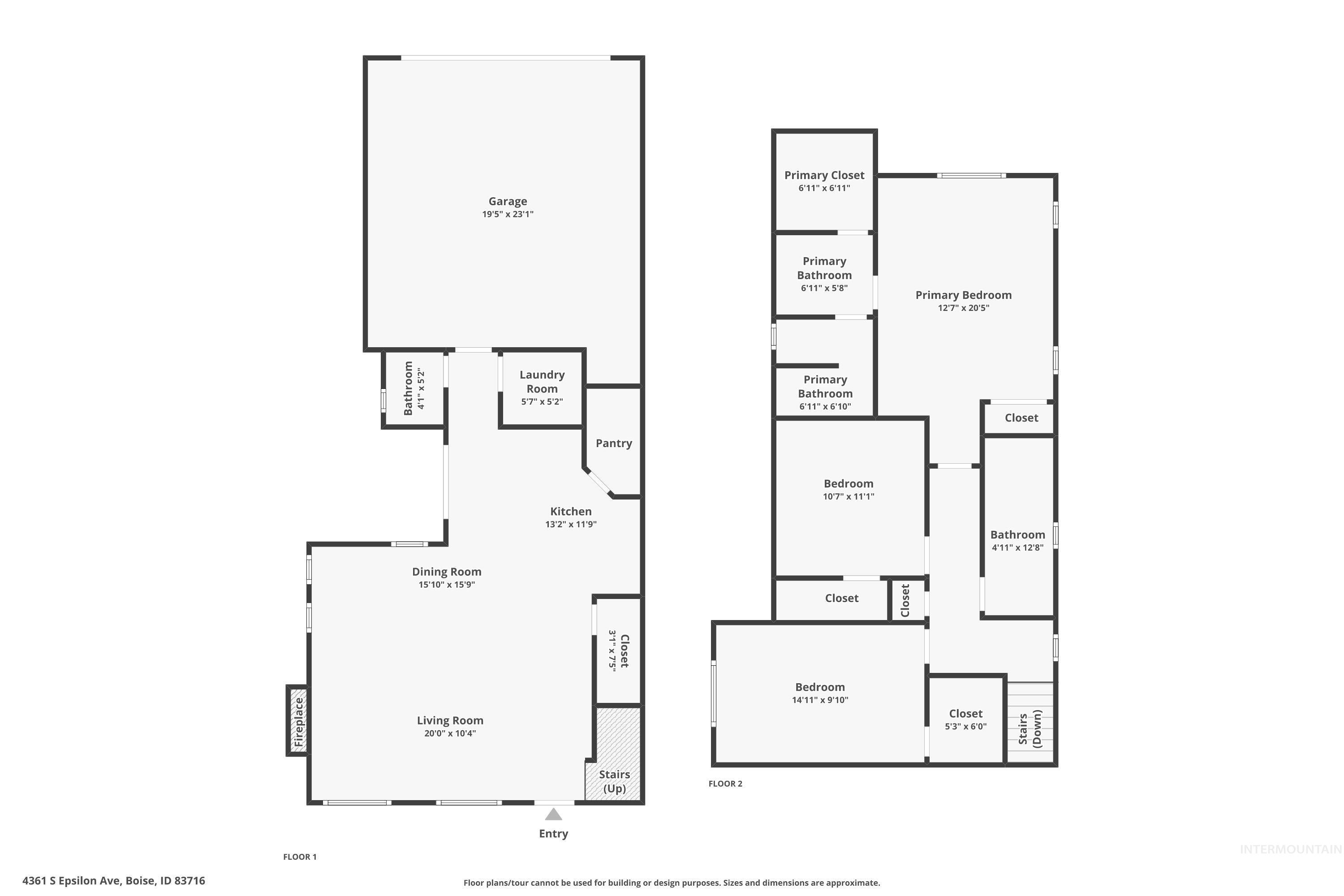 4361 S Epsilon Ave, Boise, Idaho 83716-5646, 3 Bedrooms, 2.5 Bathrooms, Residential For Sale, Price $550,000, 98977901