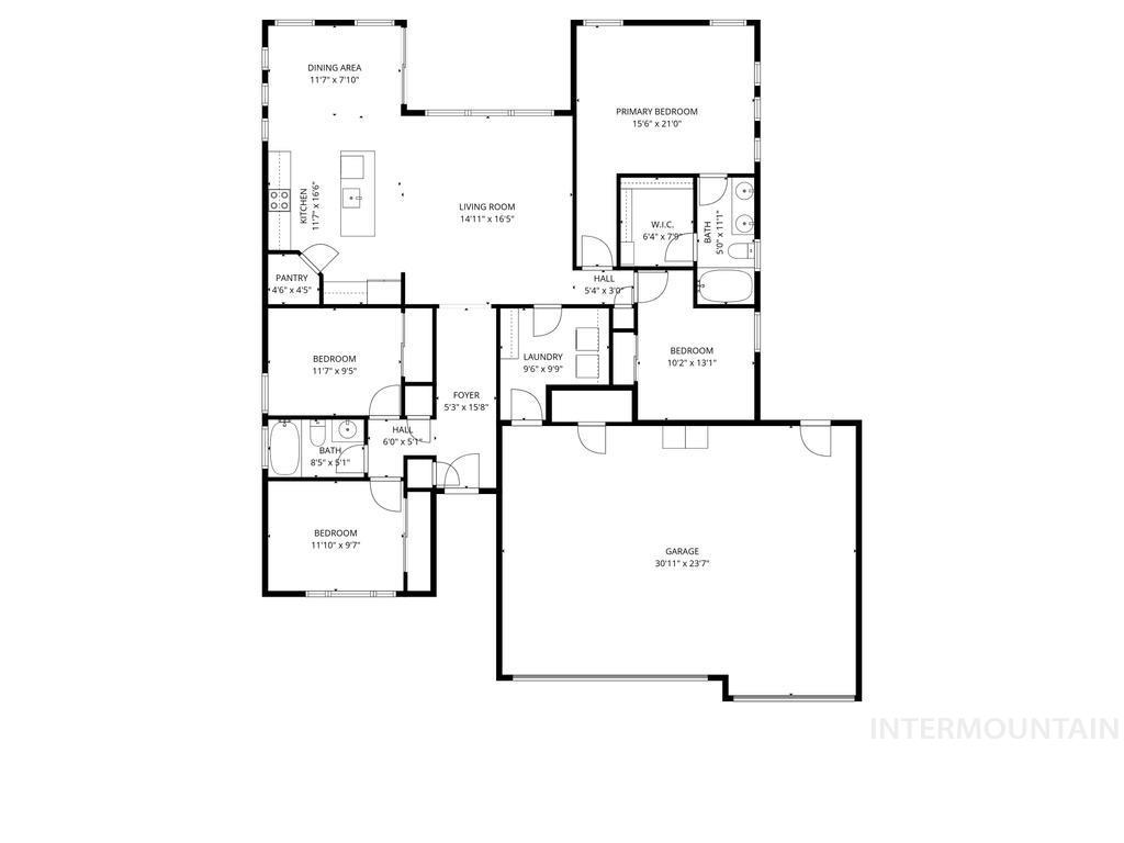 1229 Crestview Drive, Twin Falls, Idaho 83301, 4 Bedrooms, 2 Bathrooms, Residential For Sale, Price $465,000, 98977944