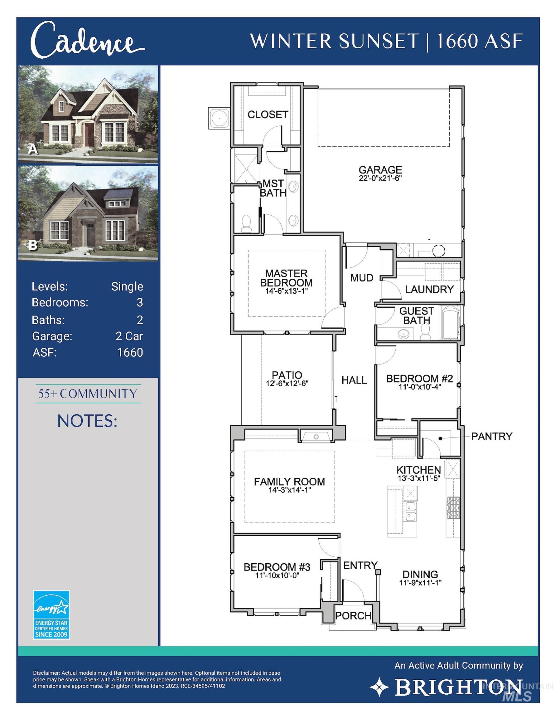 3363 E Kalinga Ln, Meridian, Idaho 83642, 3 Bedrooms, 2 Bathrooms, Residential For Sale, Price $574,900, 98977953